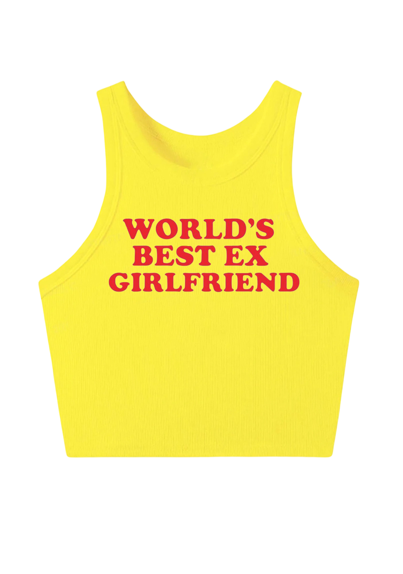 World's Best Ex Girlfriend Y2K Crop Tank Top