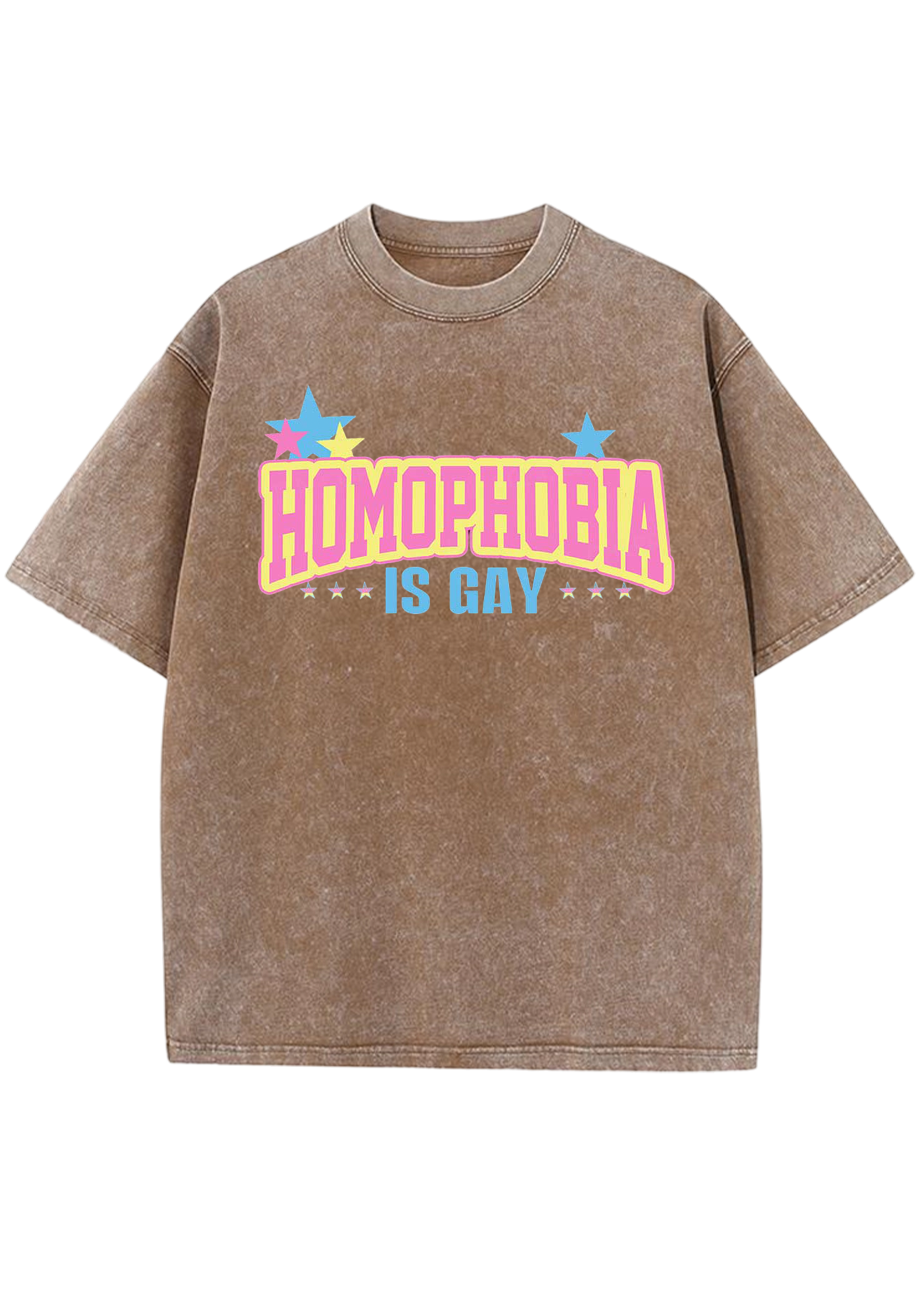 Homophobia Is Gay Y2K Washed Tee