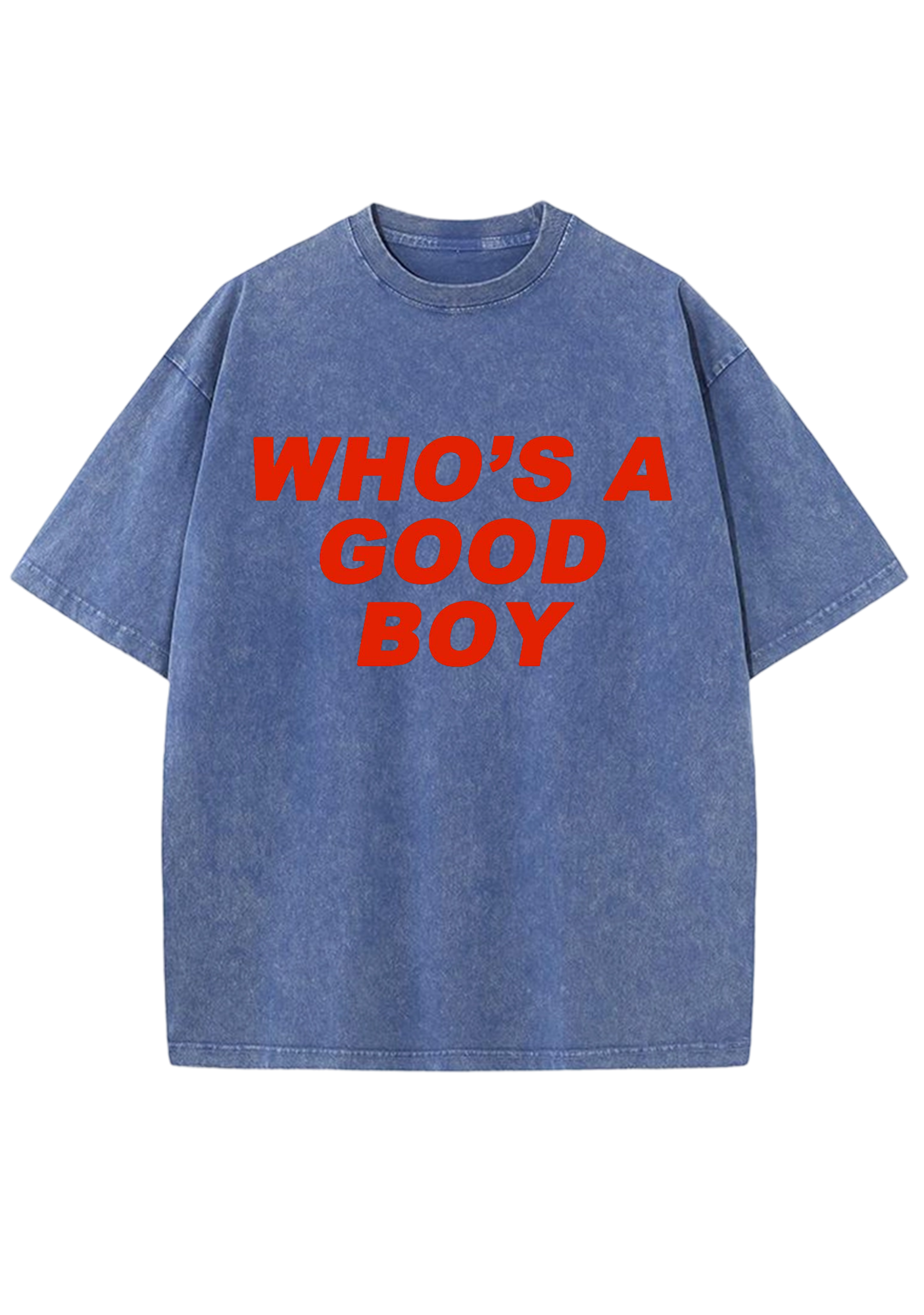 Who's A Good Boy Y2K Washed Tee