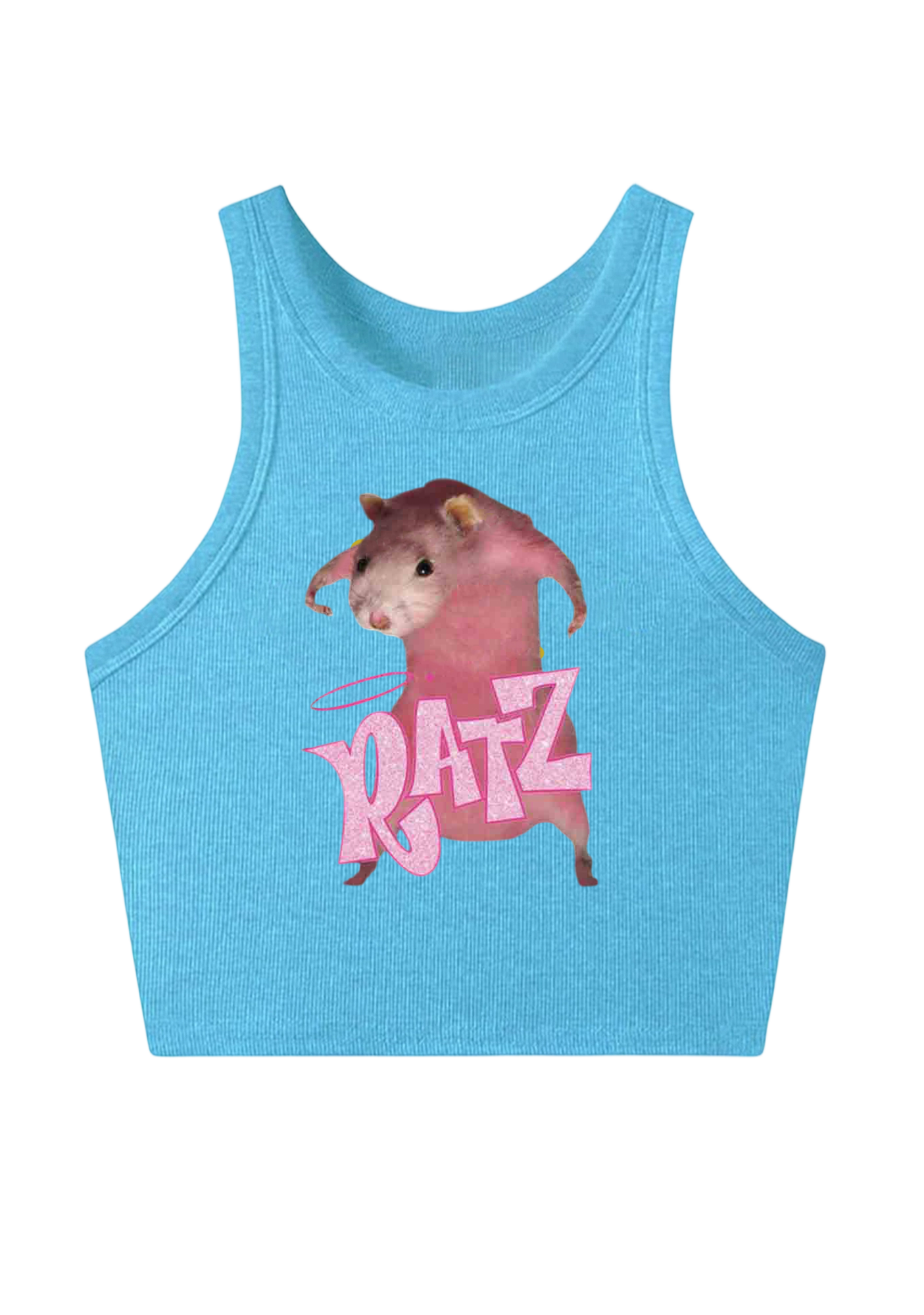Pink Ratz Y2K Crop Tank Top