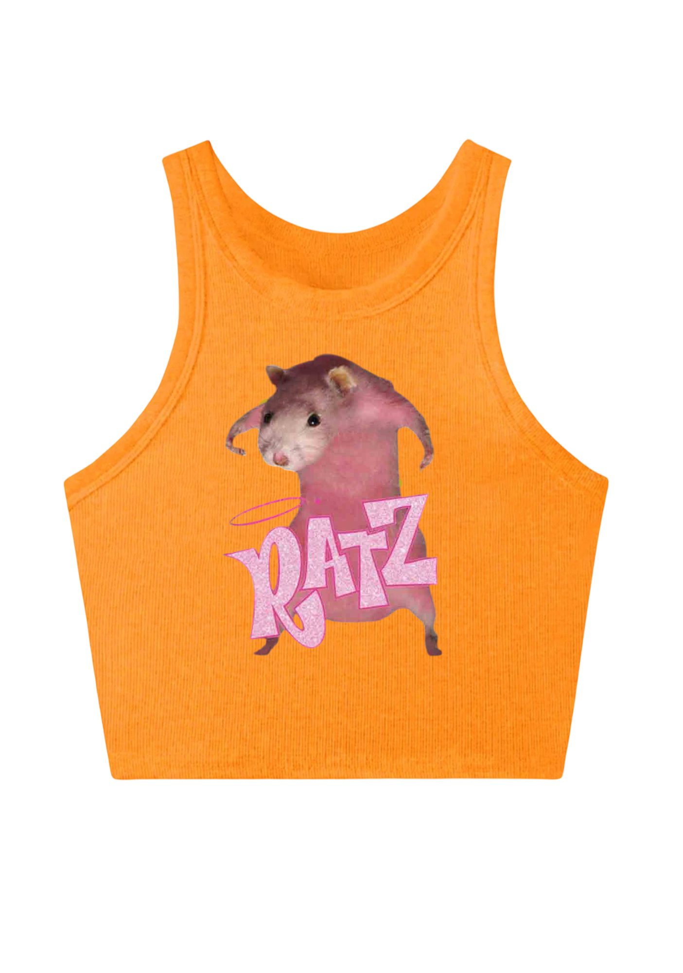 Pink Ratz Y2K Crop Tank Top