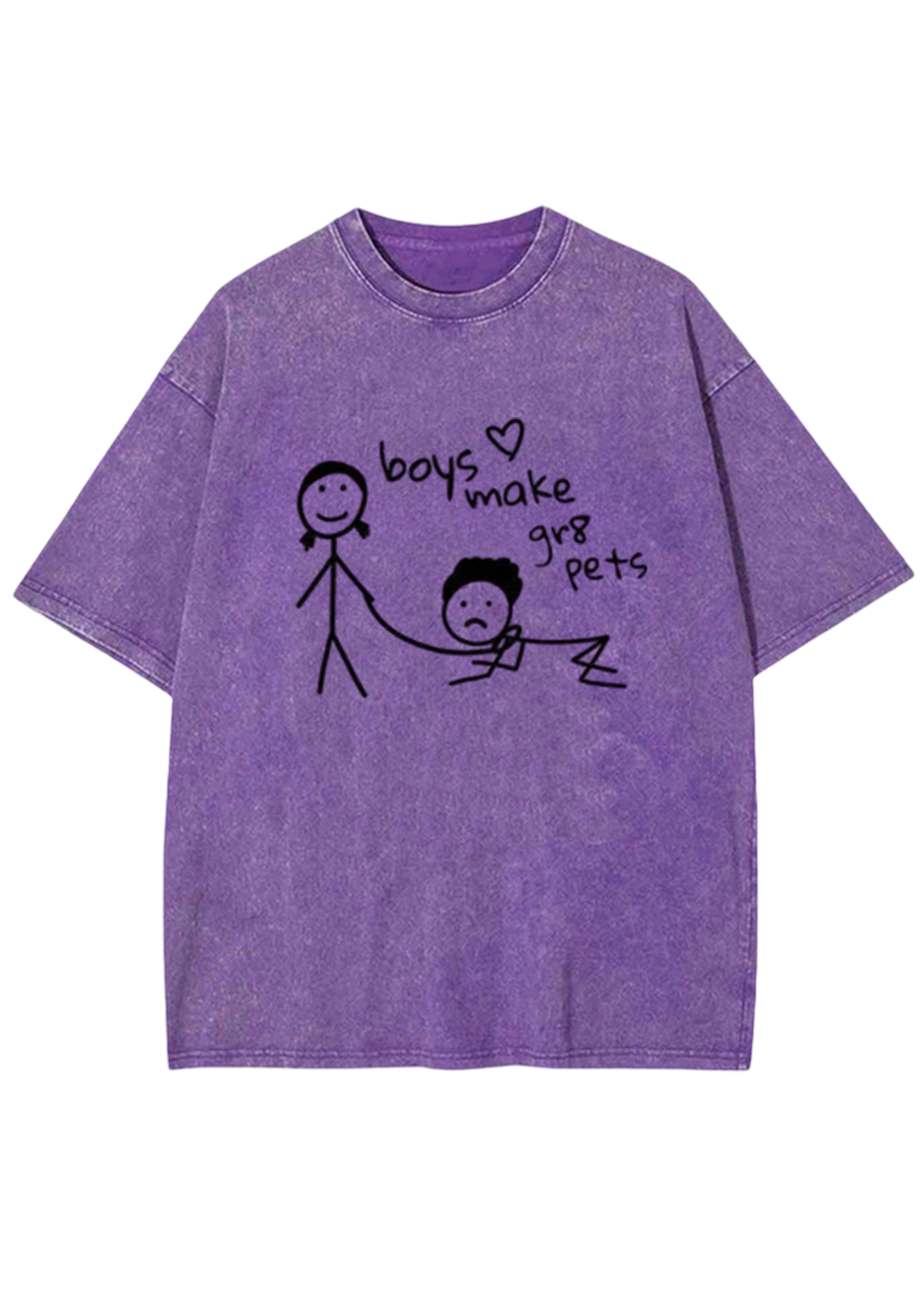 Boys Make Great Pets Y2K Washed Tee