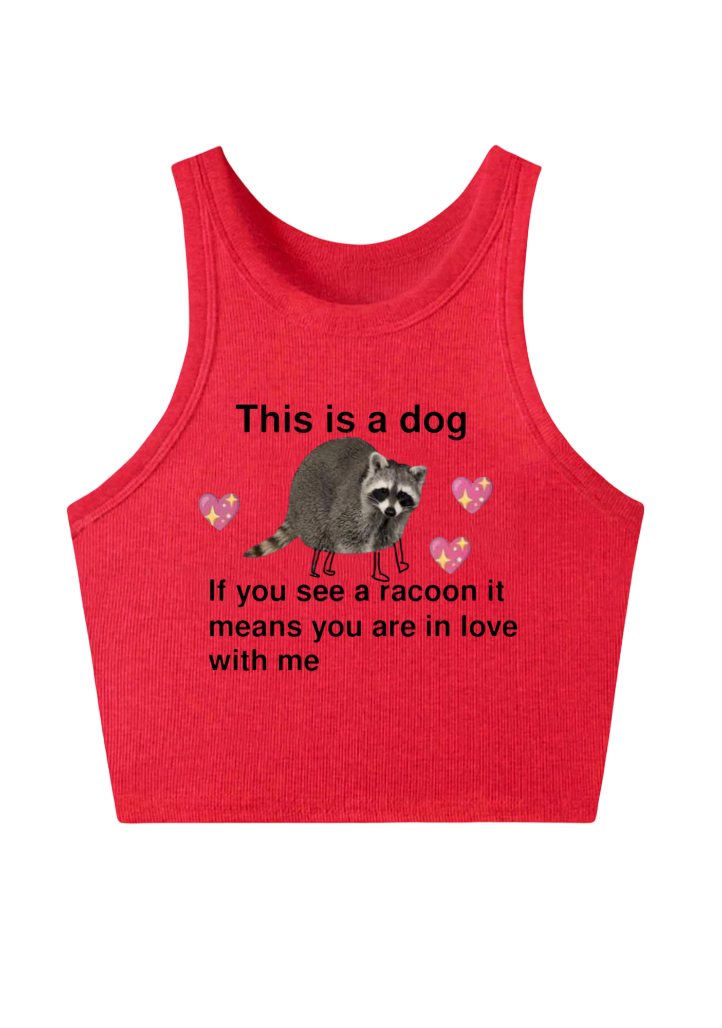 This Is A Dog Y2K Crop Tank Top