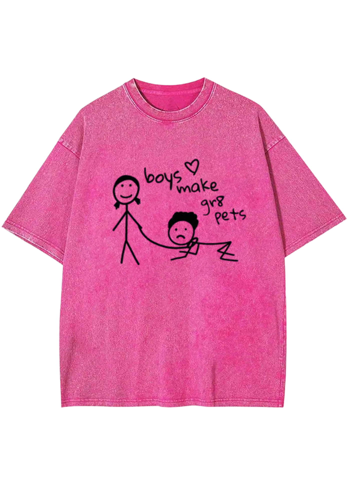 Boys Make Great Pets Y2K Washed Tee