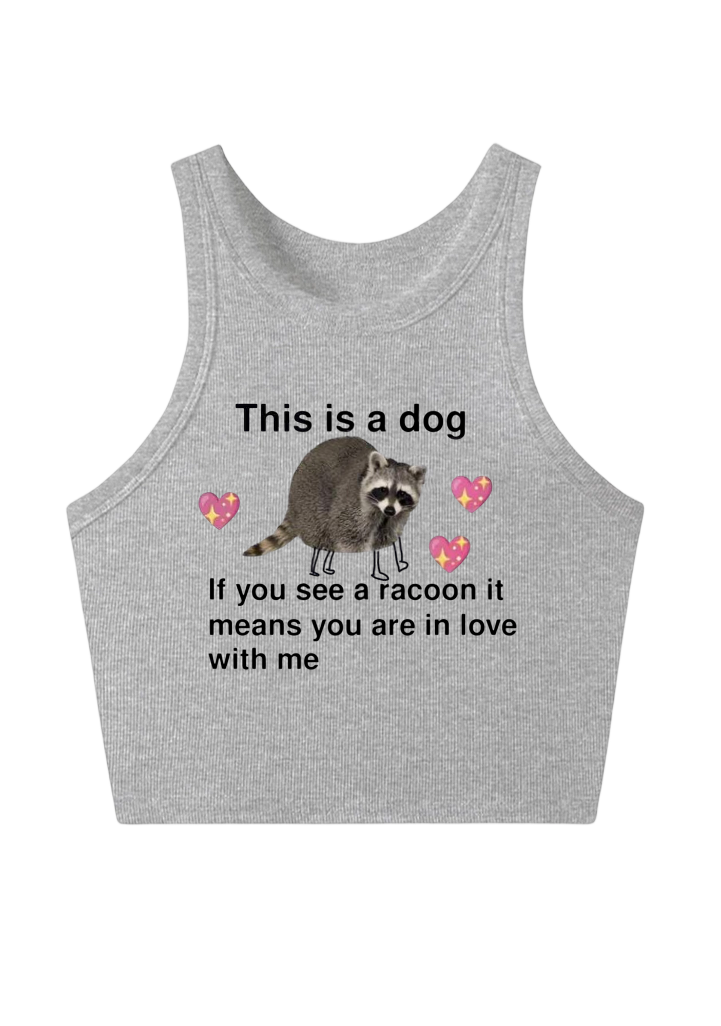 This Is A Dog Y2K Crop Tank Top