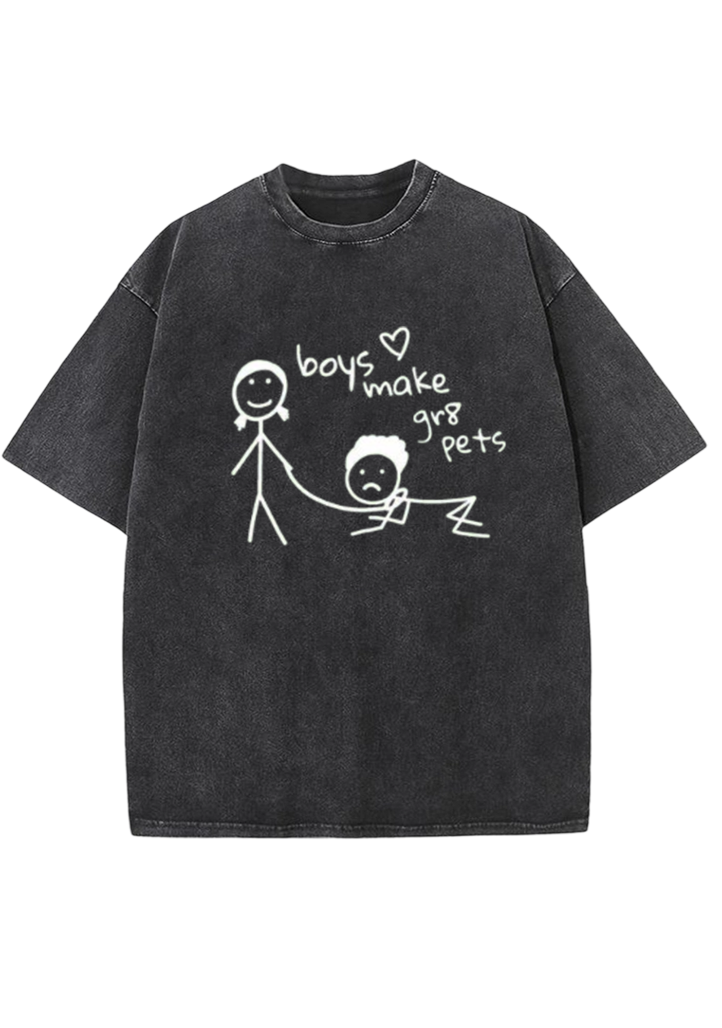 Boys Make Great Pets Y2K Washed Tee