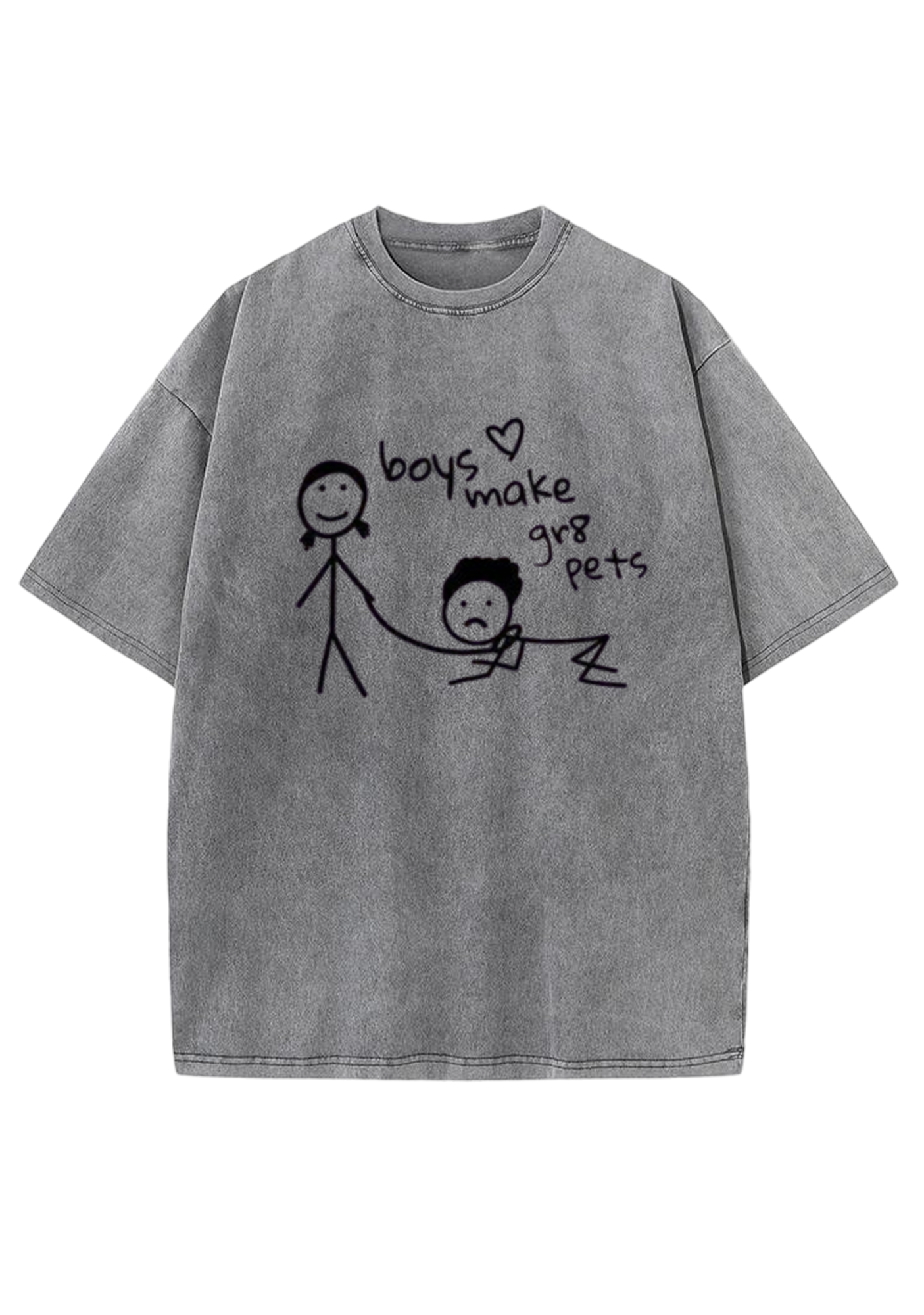 Boys Make Great Pets Y2K Washed Tee