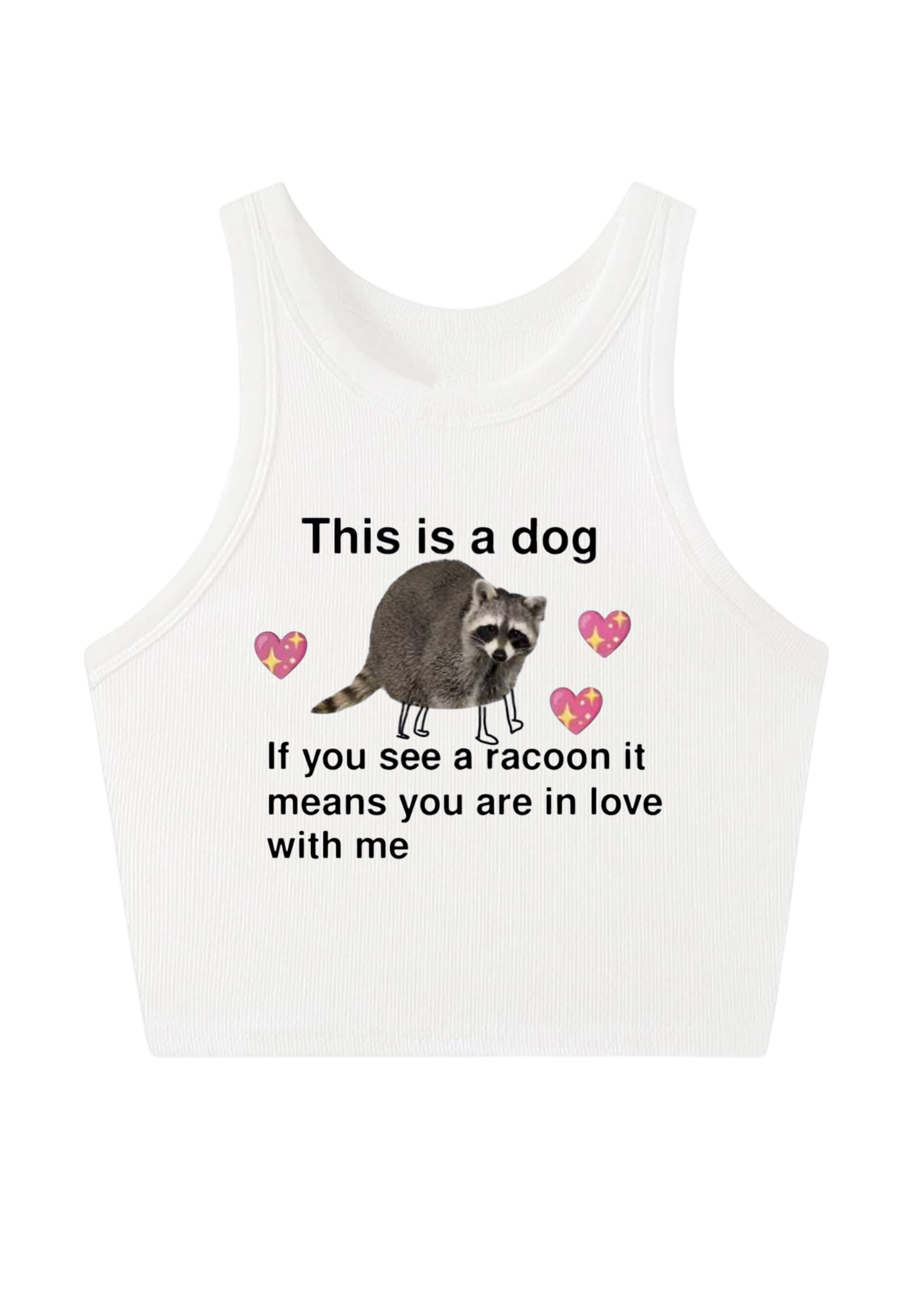 This Is A Dog Y2K Crop Tank Top