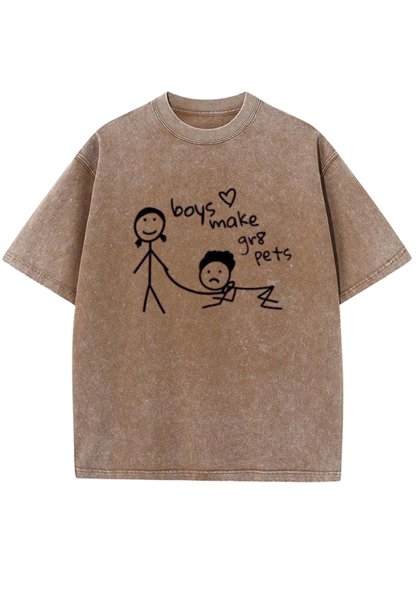 Boys Make Great Pets Y2K Washed Tee