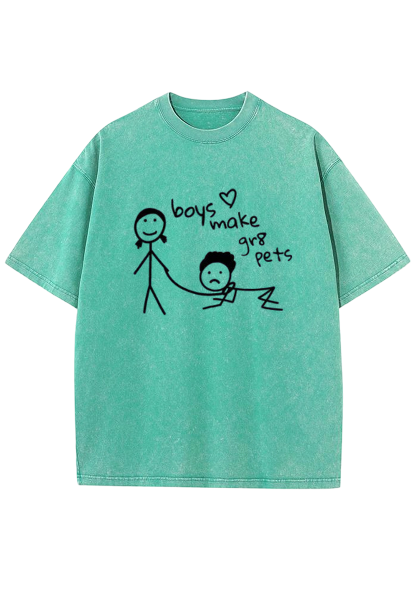 Boys Make Great Pets Y2K Washed Tee