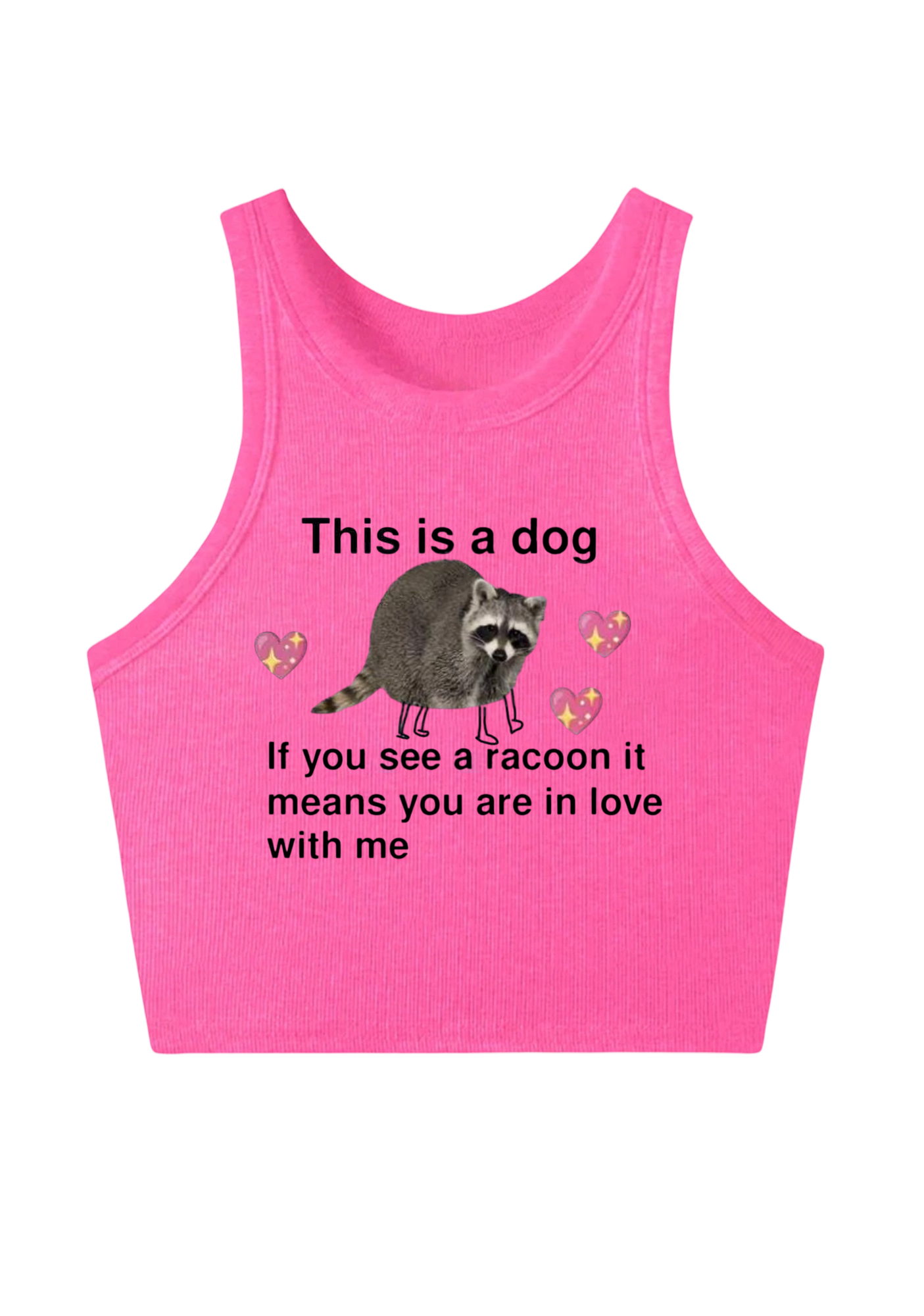 This Is A Dog Y2K Crop Tank Top