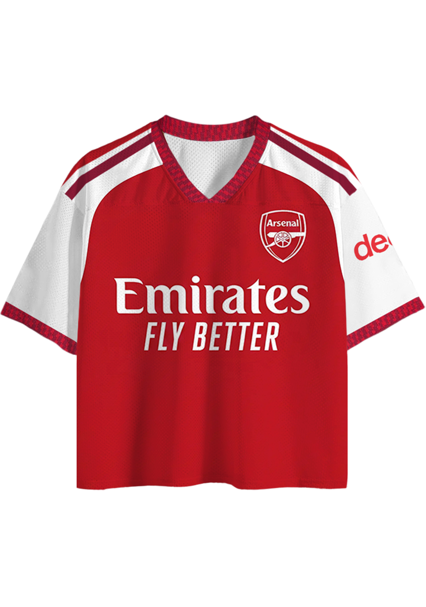 Emirates Fly Better Cropped Mesh Jersey Shirt