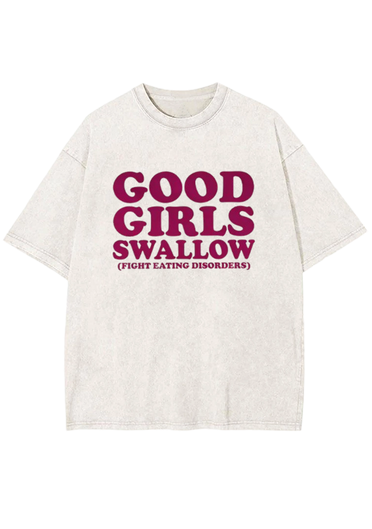Good Girls Swallow Y2K Washed Tee