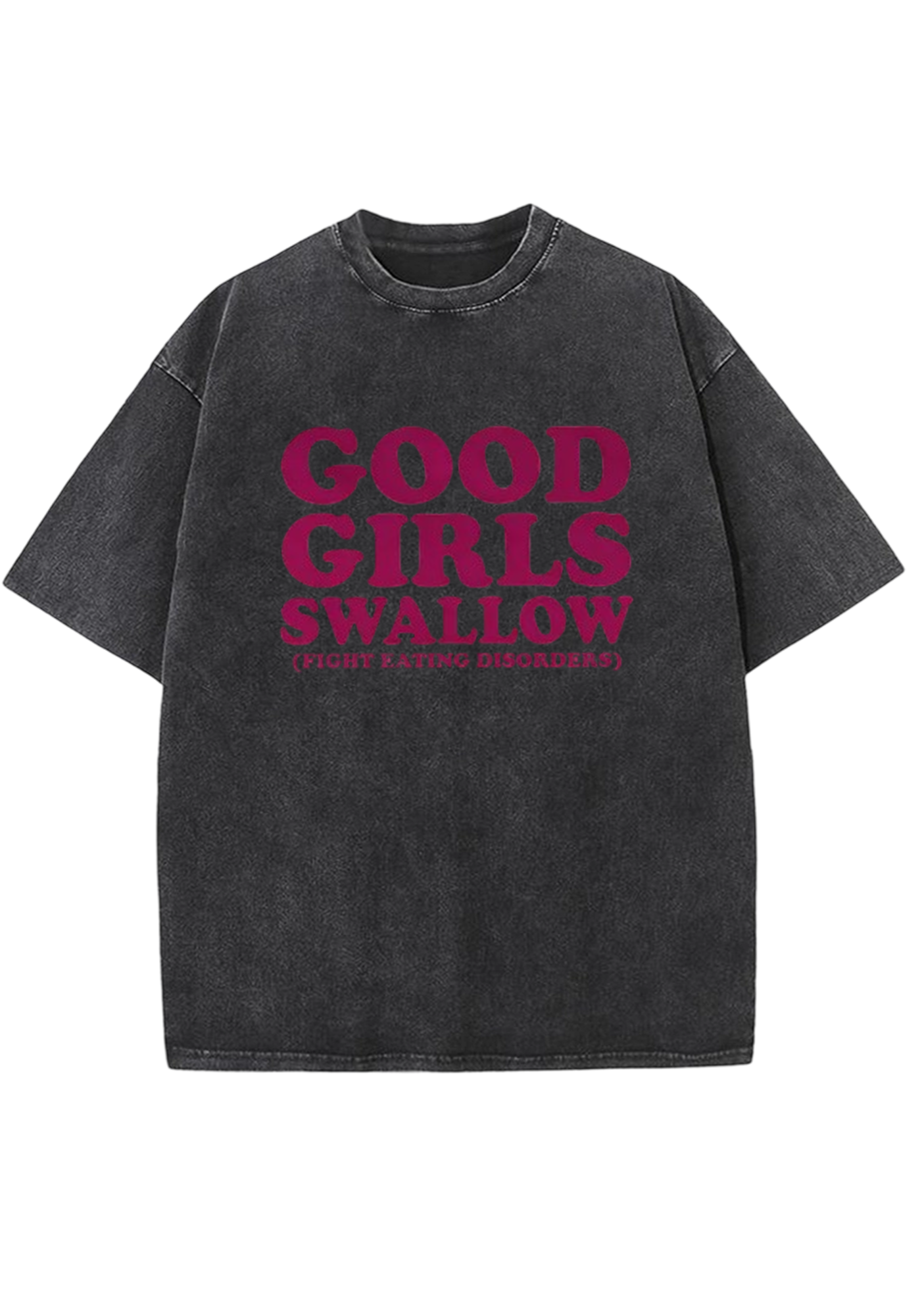 Good Girls Swallow Y2K Washed Tee