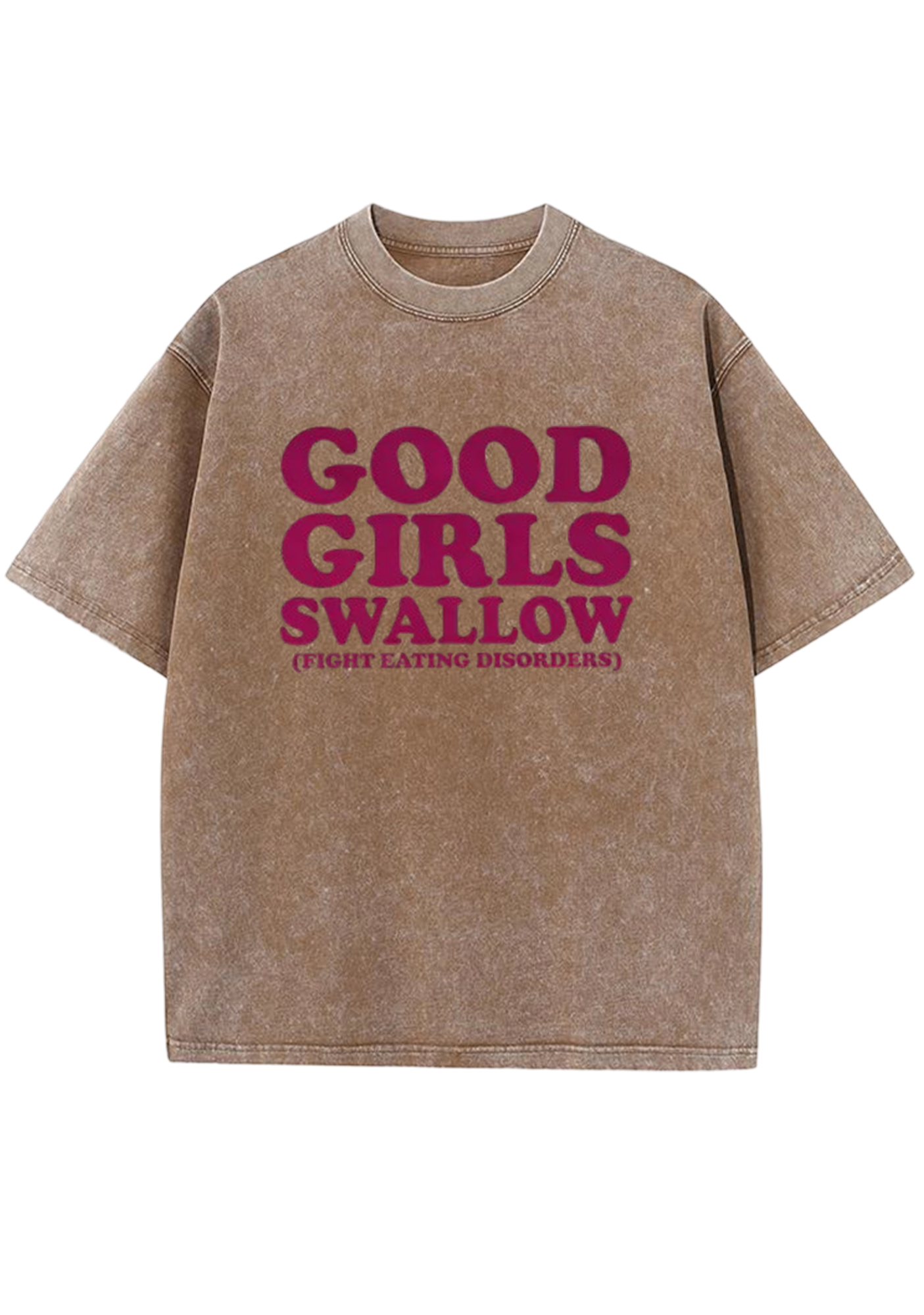 Good Girls Swallow Y2K Washed Tee