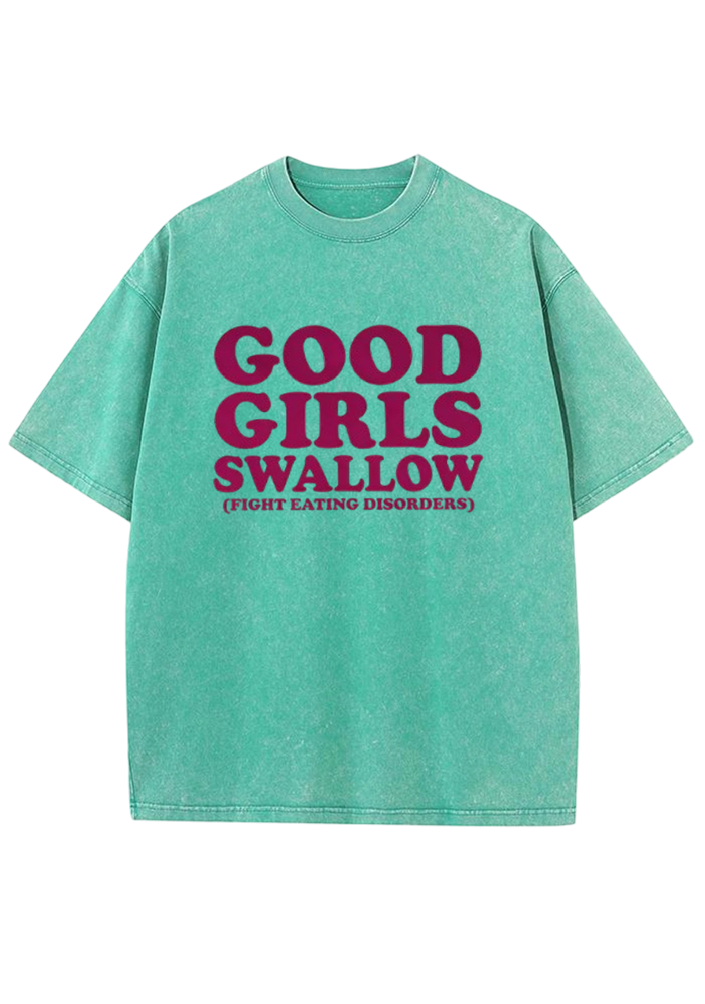 Good Girls Swallow Y2K Washed Tee