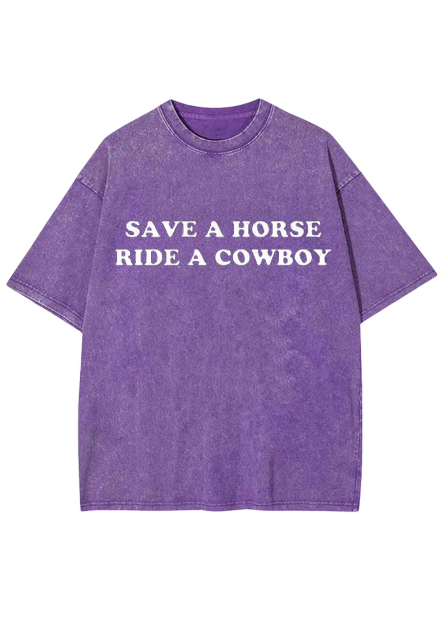 Save A Horse Ride A Cowboy Y2K Washed Tee