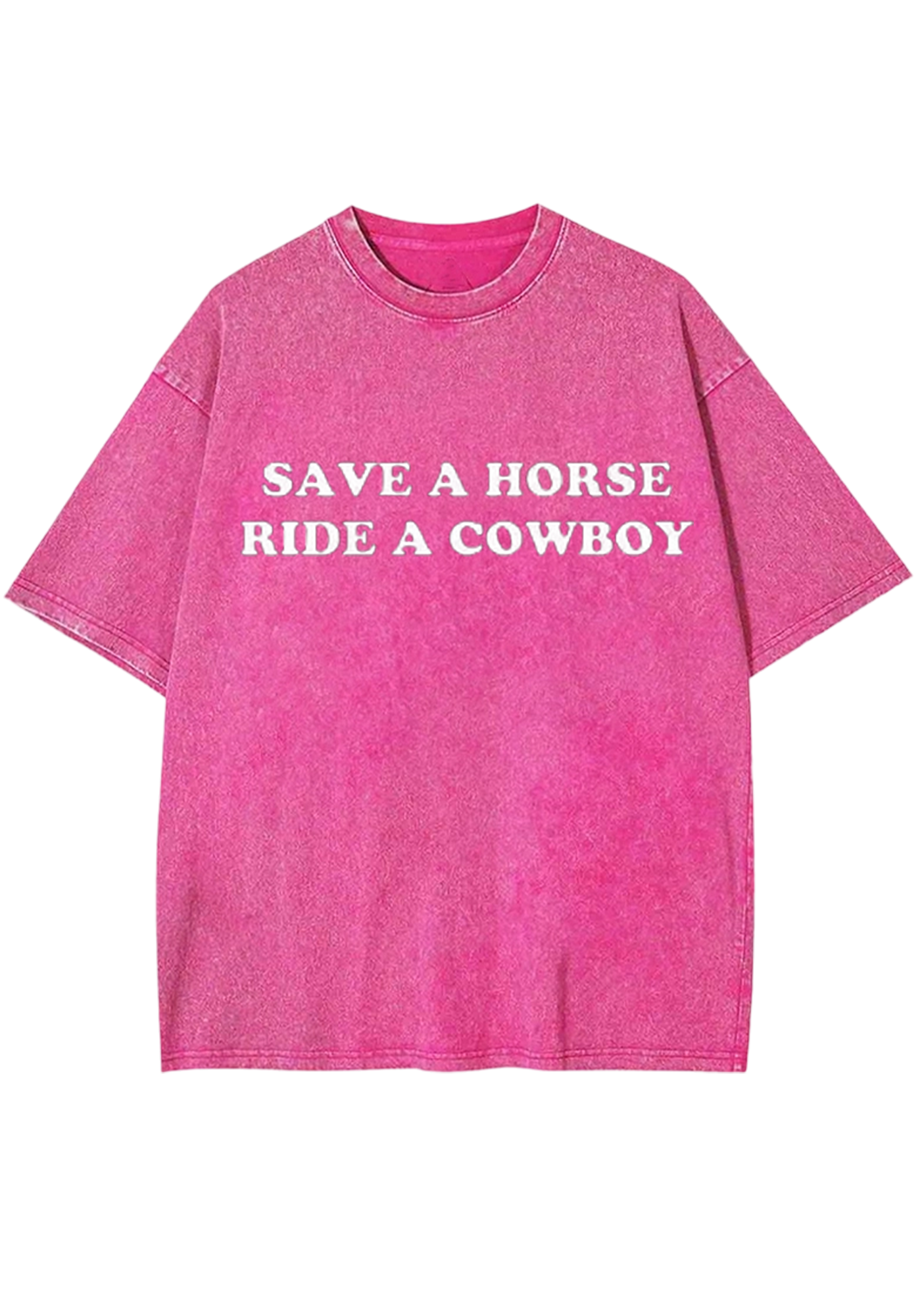 Save A Horse Ride A Cowboy Y2K Washed Tee