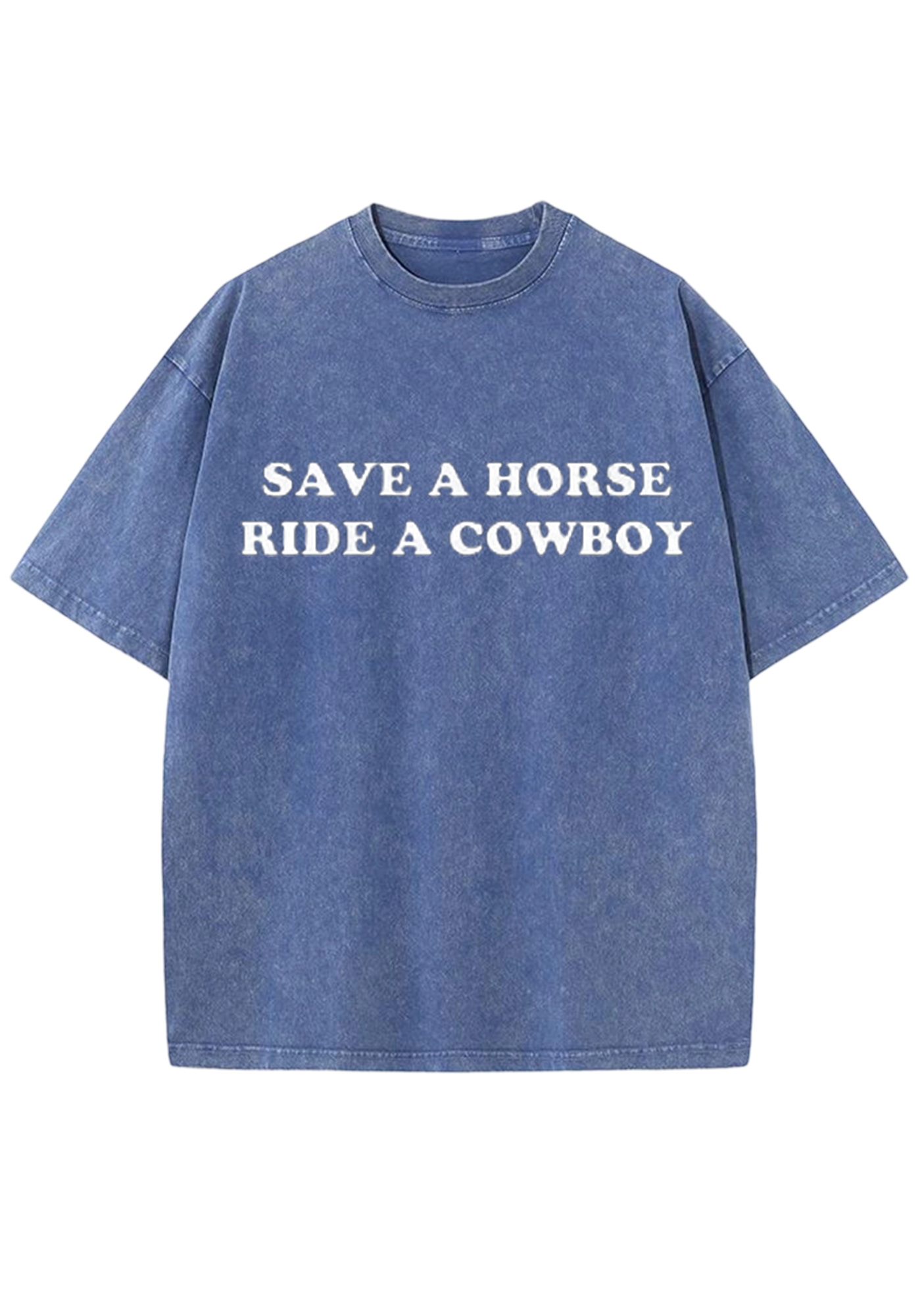 Save A Horse Ride A Cowboy Y2K Washed Tee