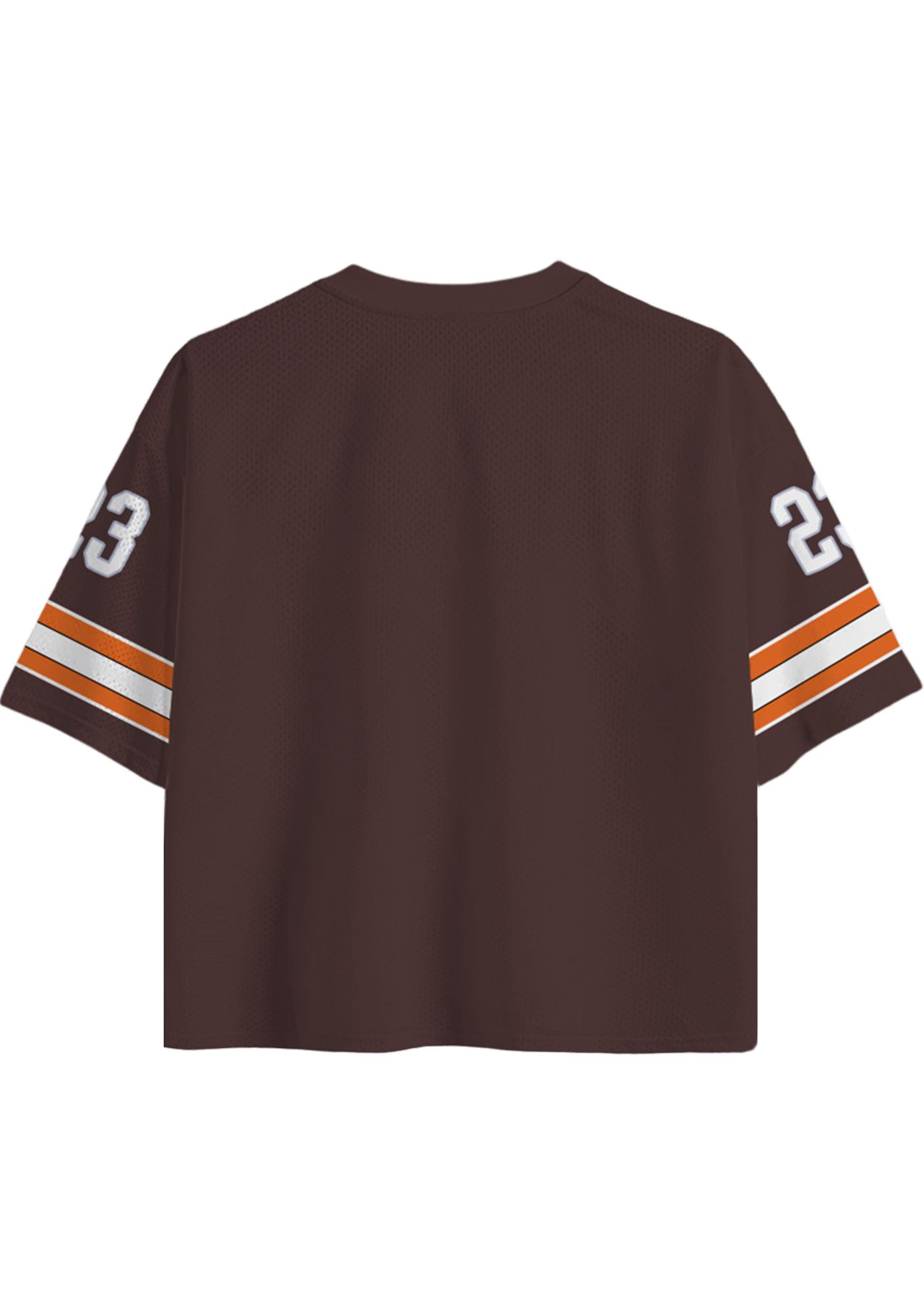 Enjoy Freedom Cropped Mesh Jersey Shirt