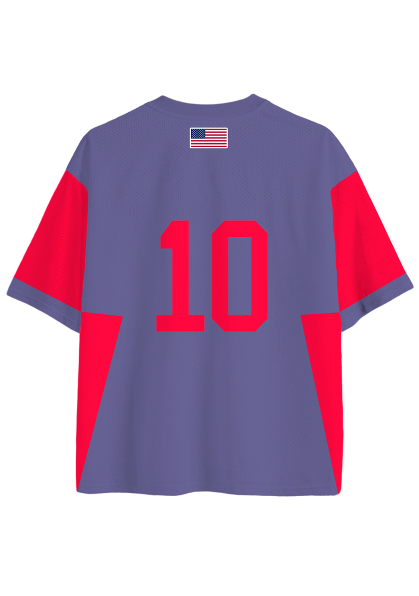 USA Color Block Patriotic Mesh Jersey Shirts