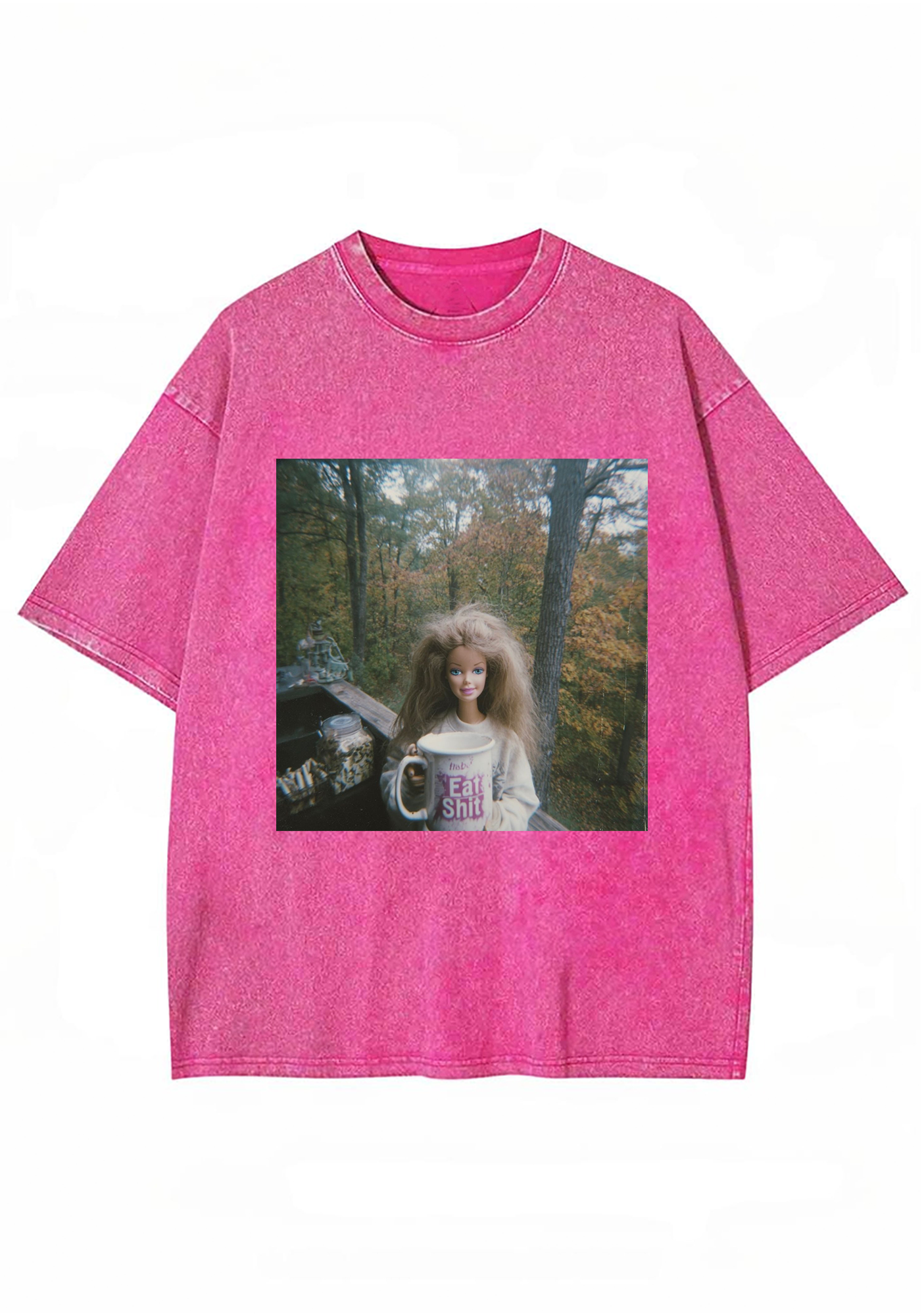 Rude Retro Barbie Forest Y2K Washed Tee