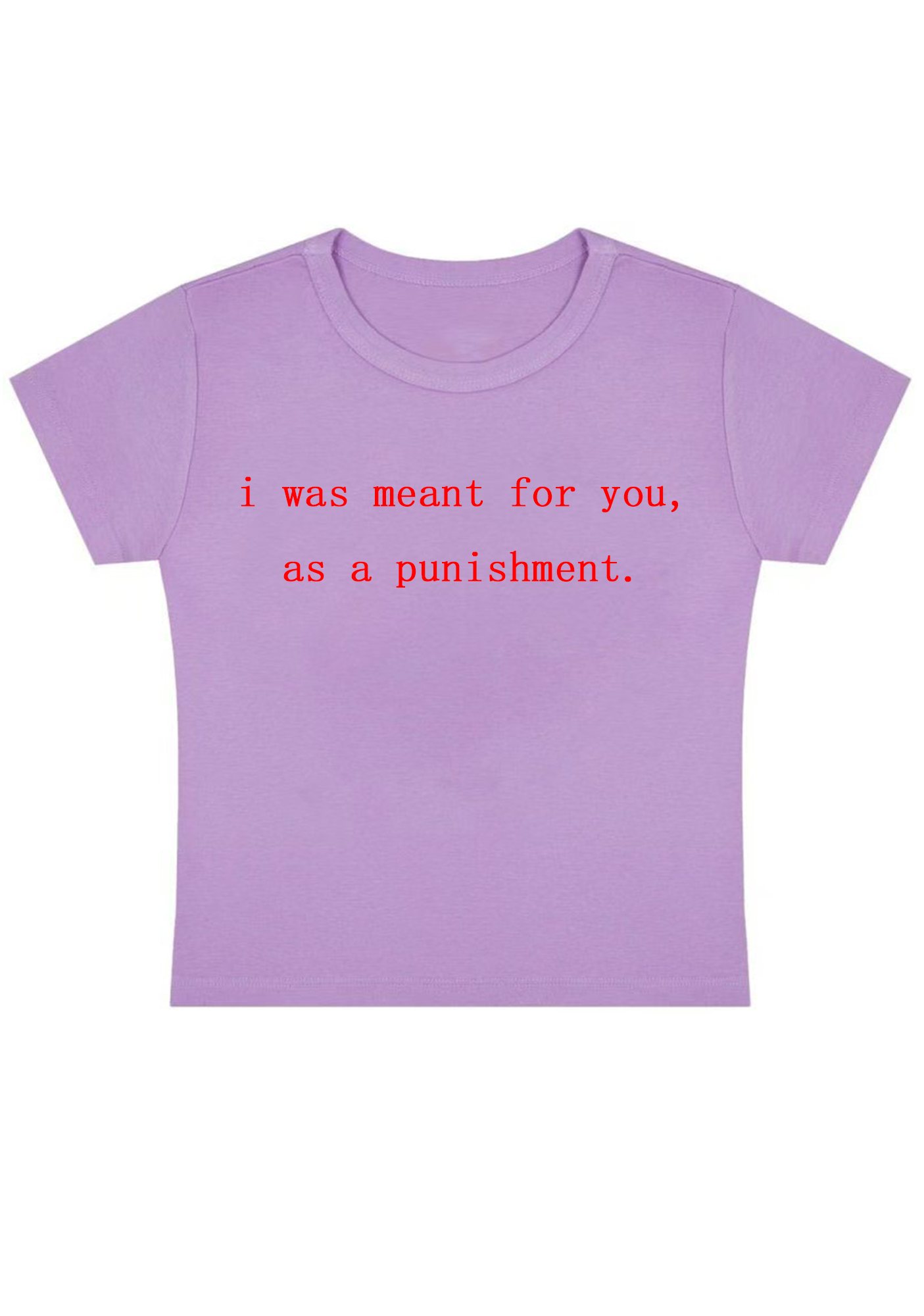 I Was Meant For You Y2k Baby Tee