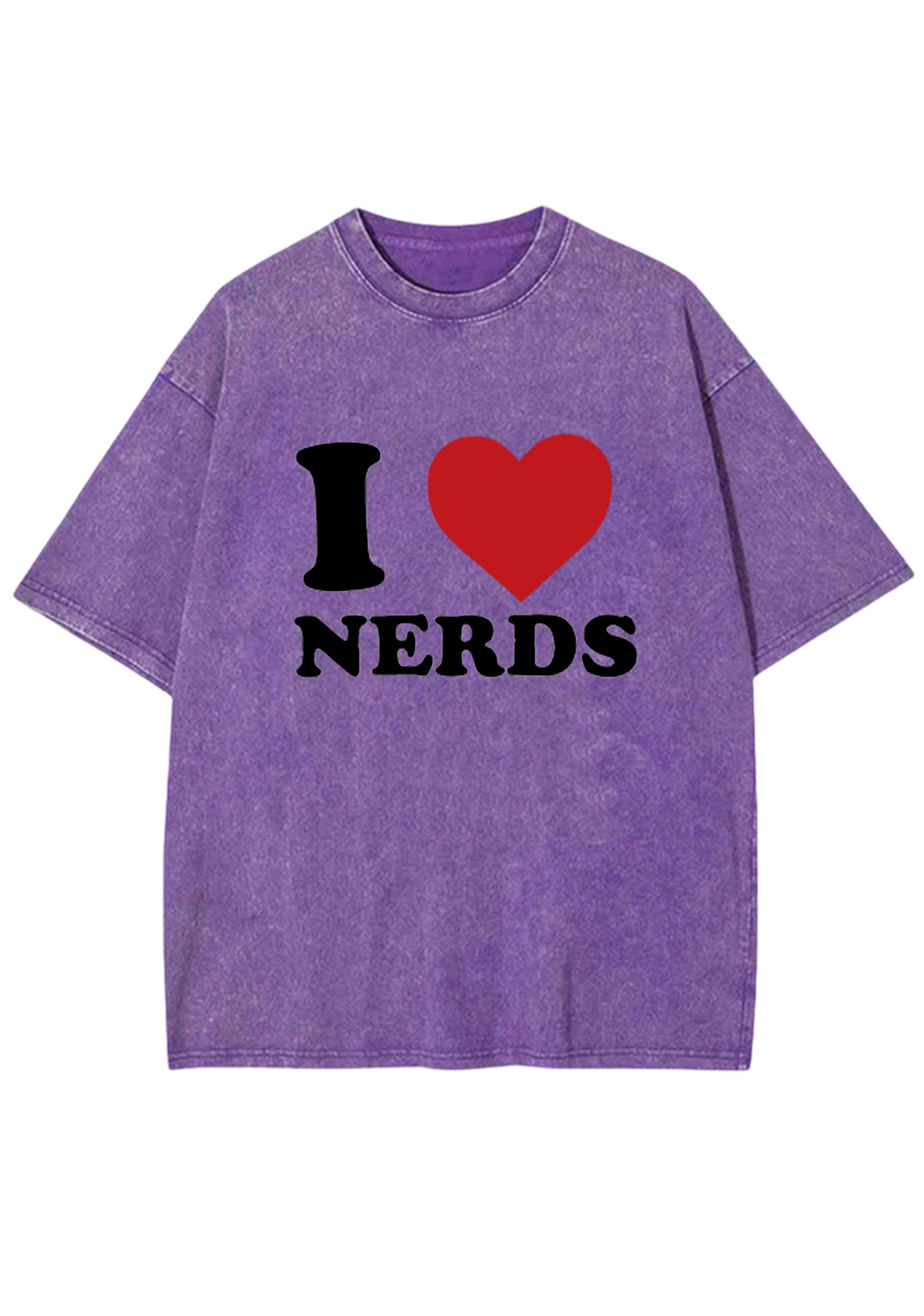 I Love Nerds Y2K Washed Tee