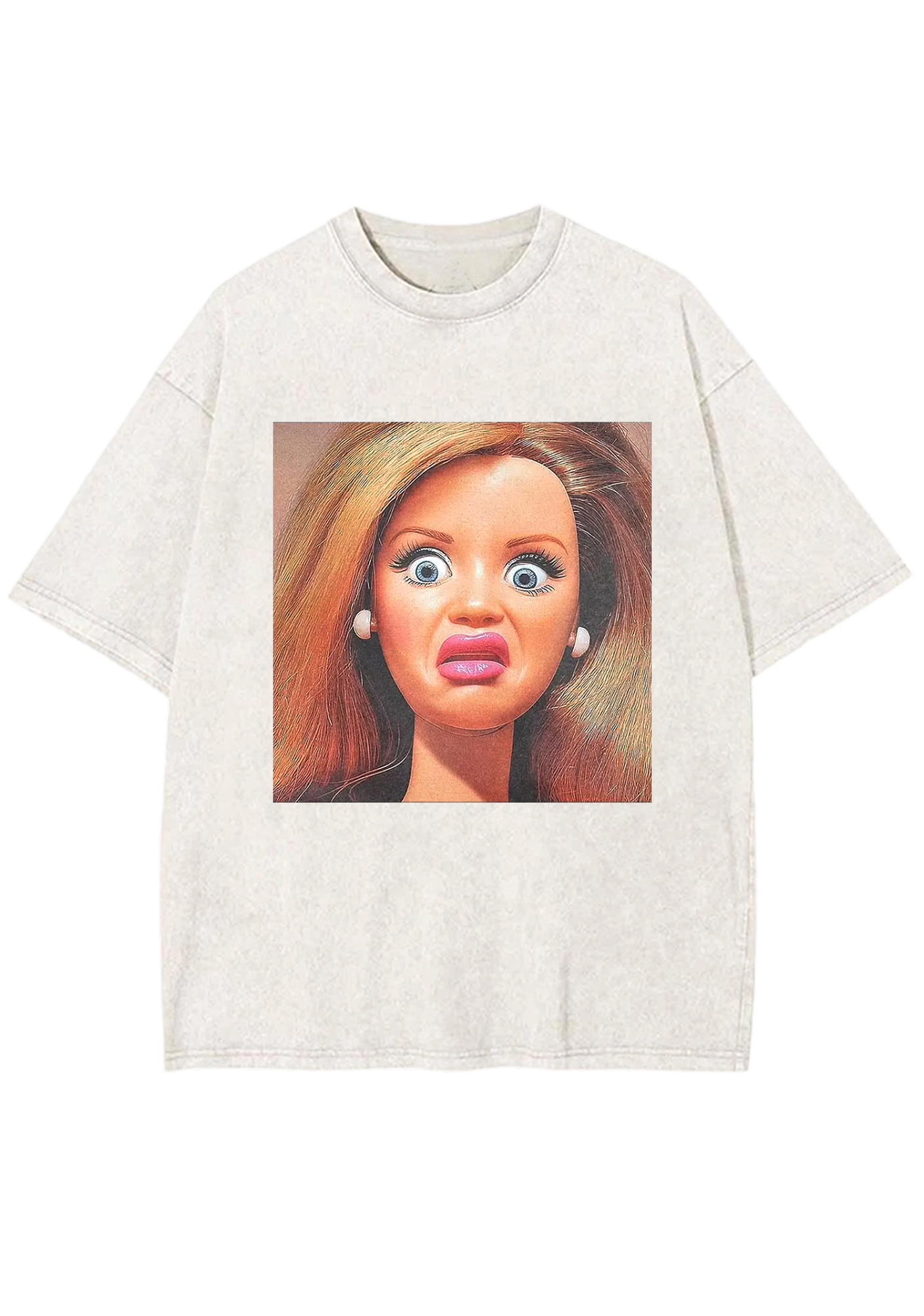 Big Eyes, Bigger Shock Y2K Washed Tee