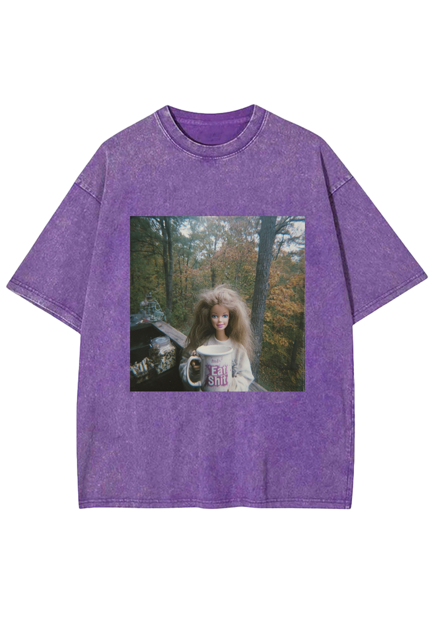 Rude Retro Barbie Forest Y2K Washed Tee