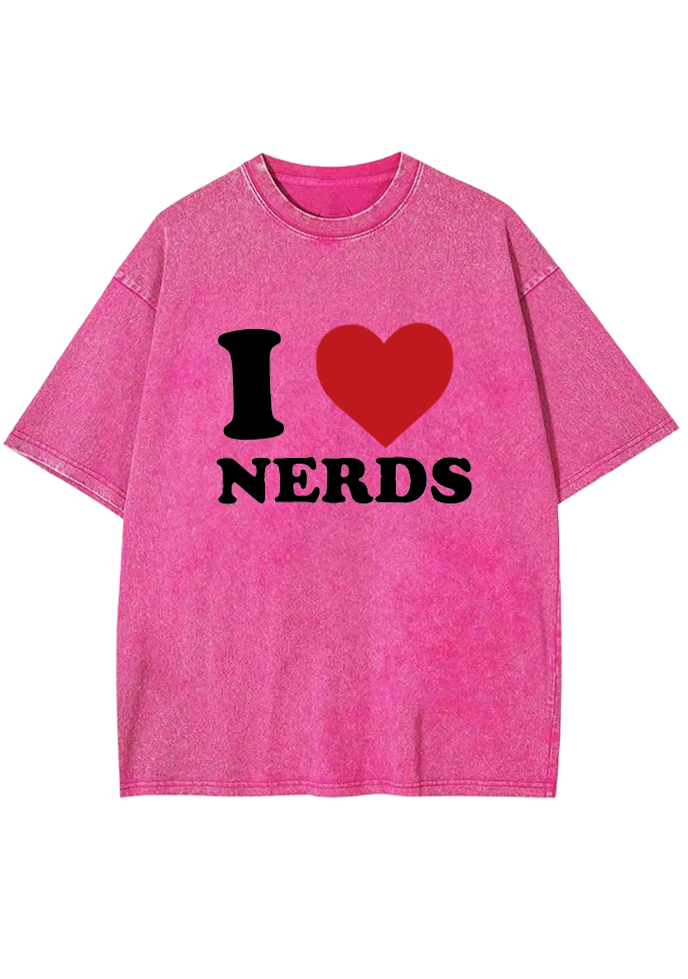 I Love Nerds Y2K Washed Tee