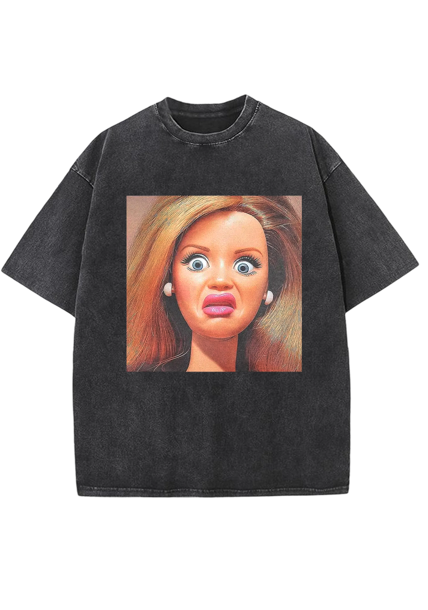 Big Eyes, Bigger Shock Y2K Washed Tee