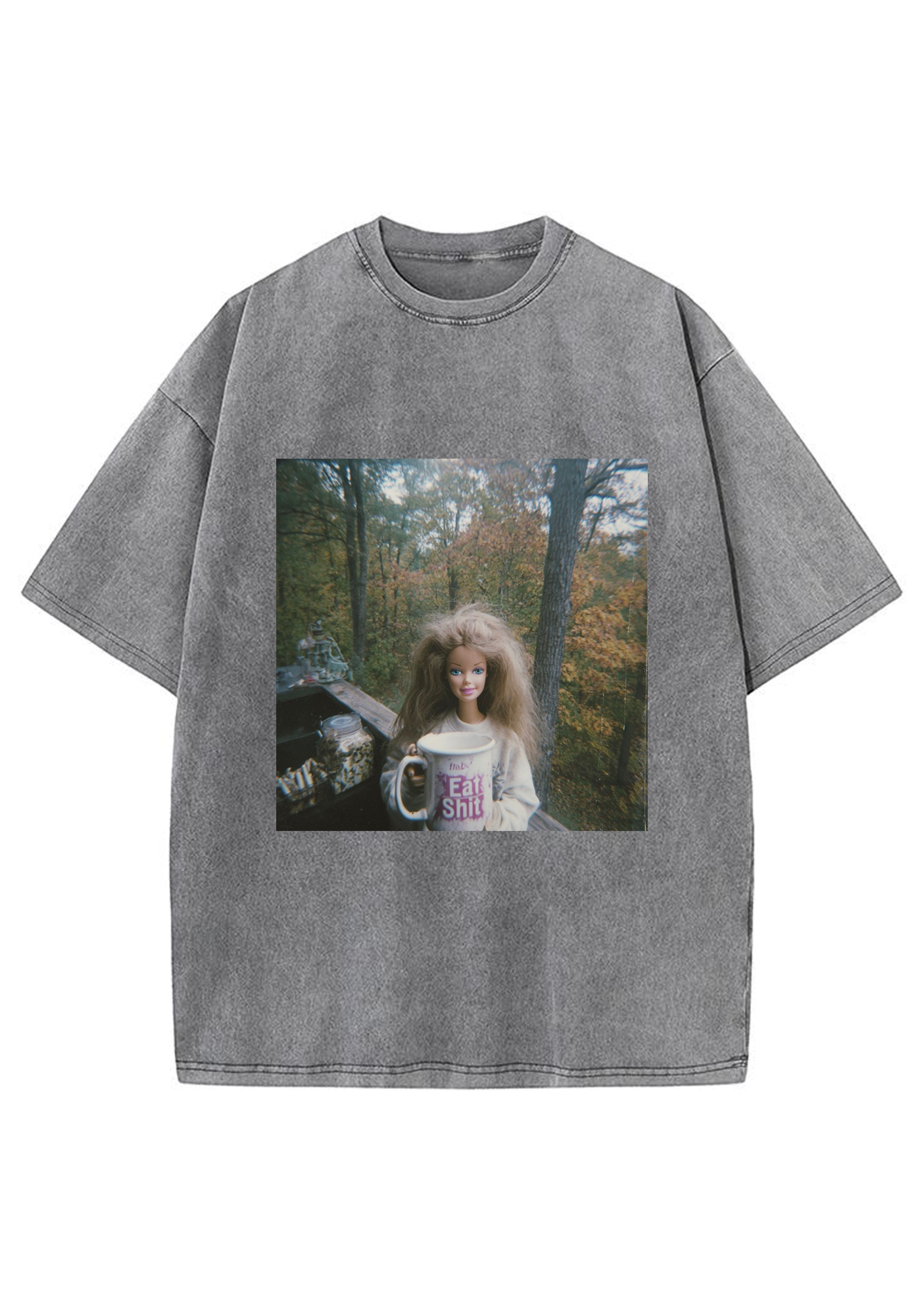 Rude Retro Barbie Forest Y2K Washed Tee