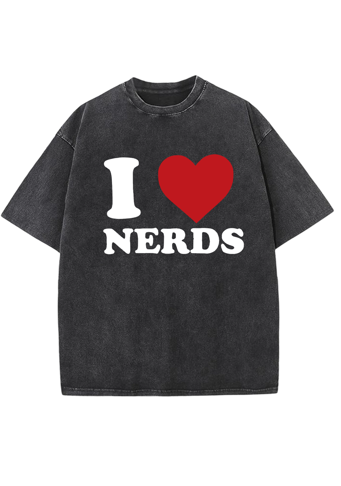 I Love Nerds Y2K Washed Tee