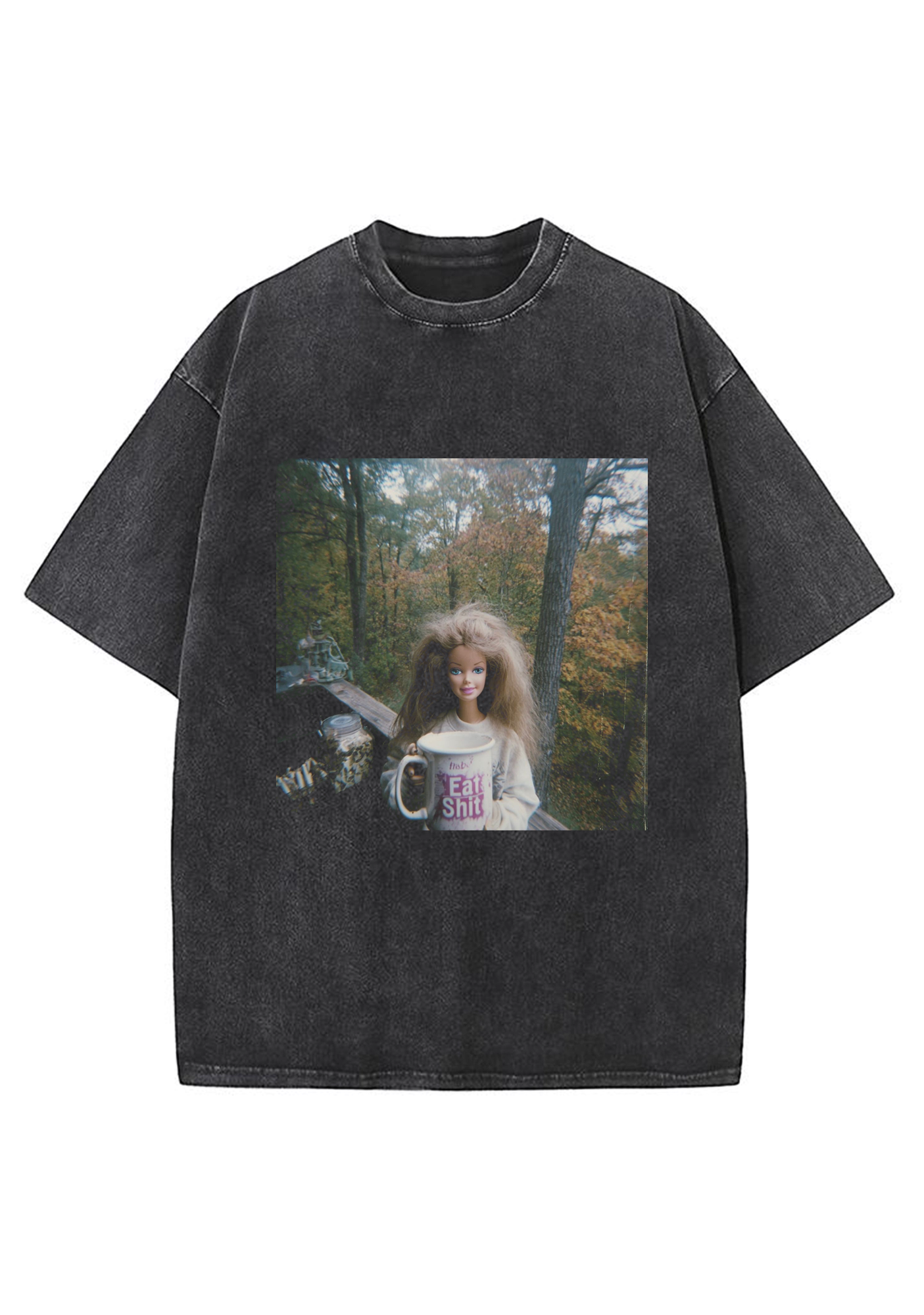 Rude Retro Barbie Forest Y2K Washed Tee