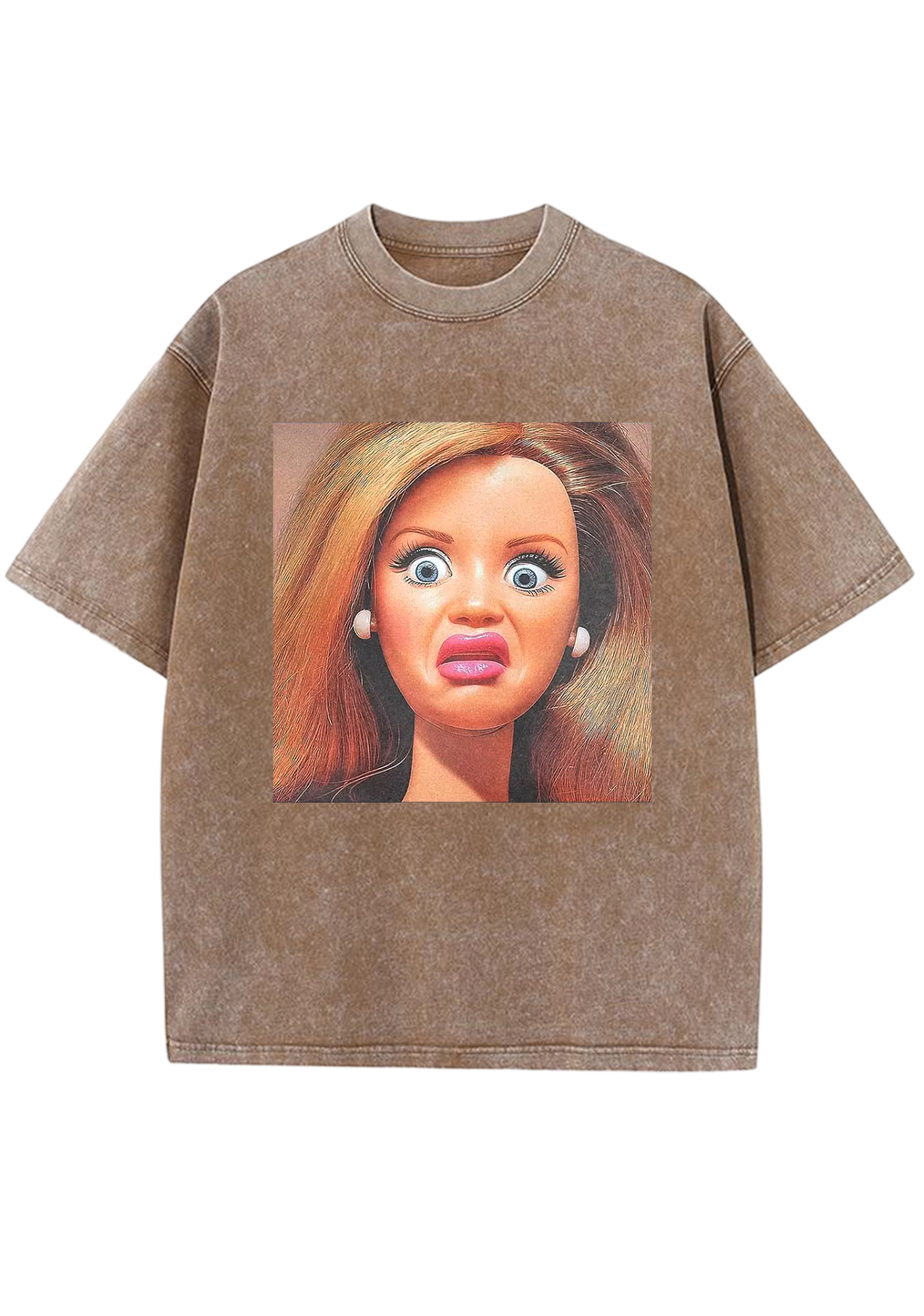 Big Eyes, Bigger Shock Y2K Washed Tee