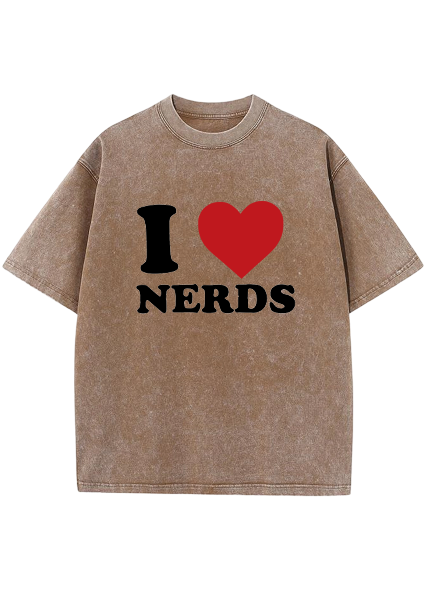 I Love Nerds Y2K Washed Tee