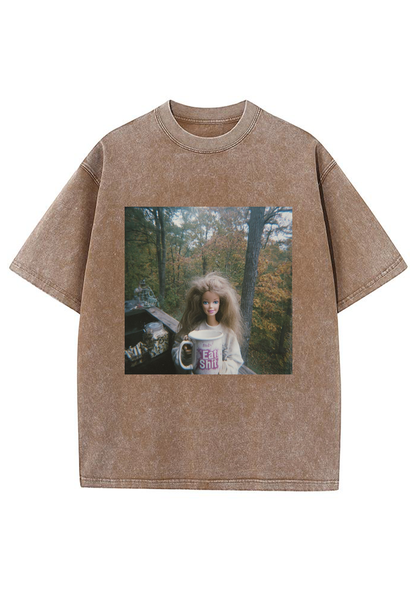 Rude Retro Barbie Forest Y2K Washed Tee