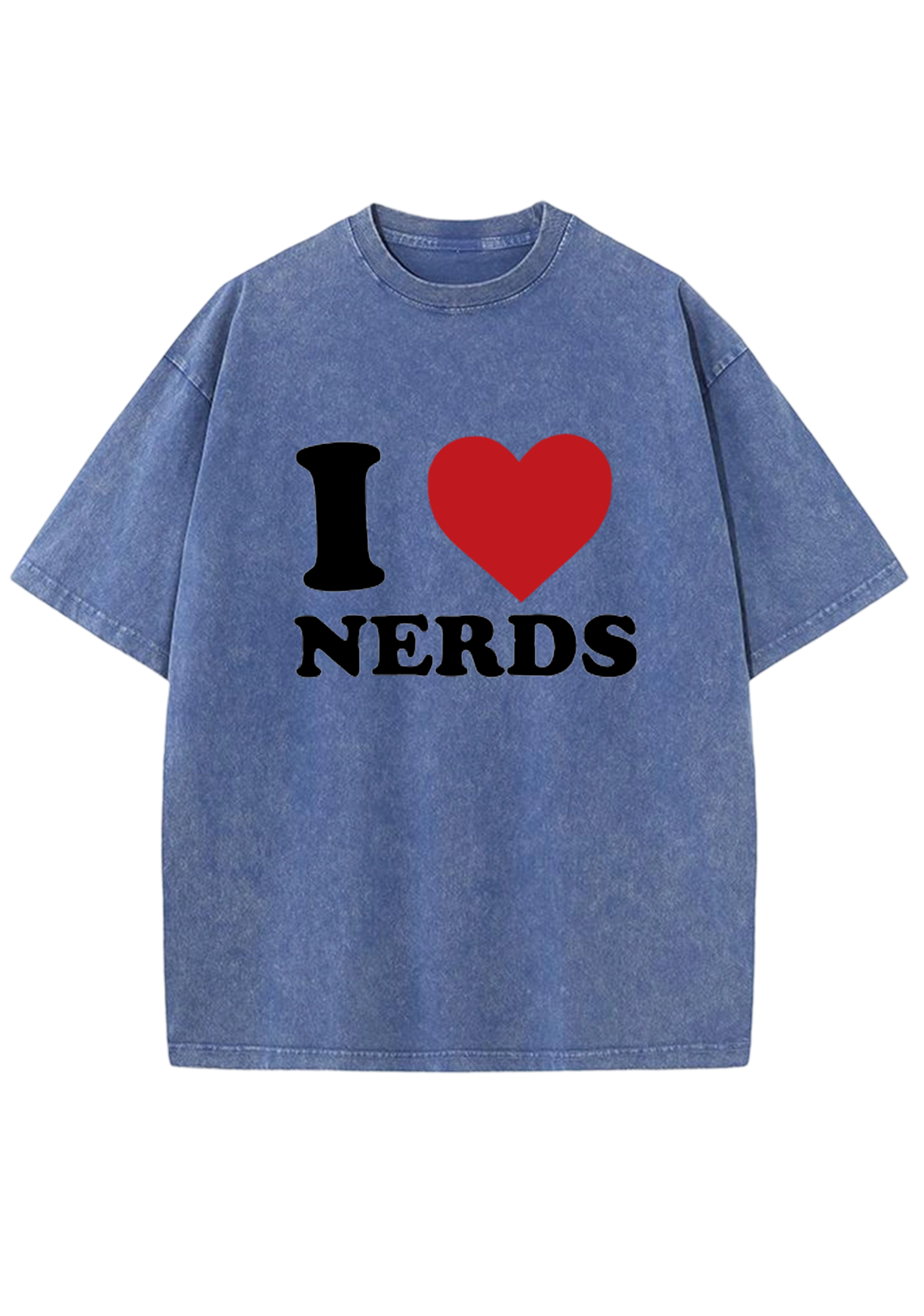I Love Nerds Y2K Washed Tee