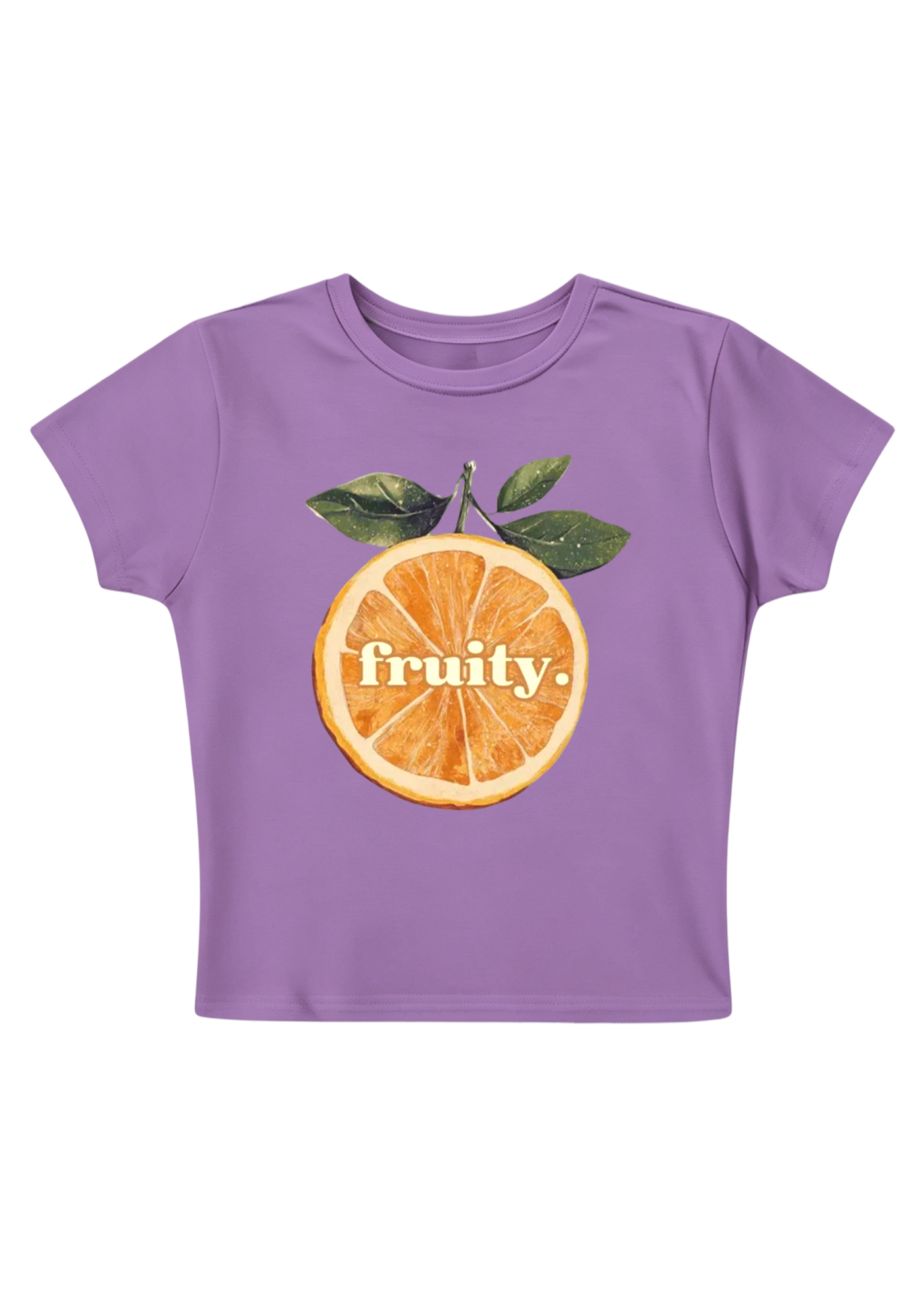 Fruity Pride Orange Y2K Baby Tee