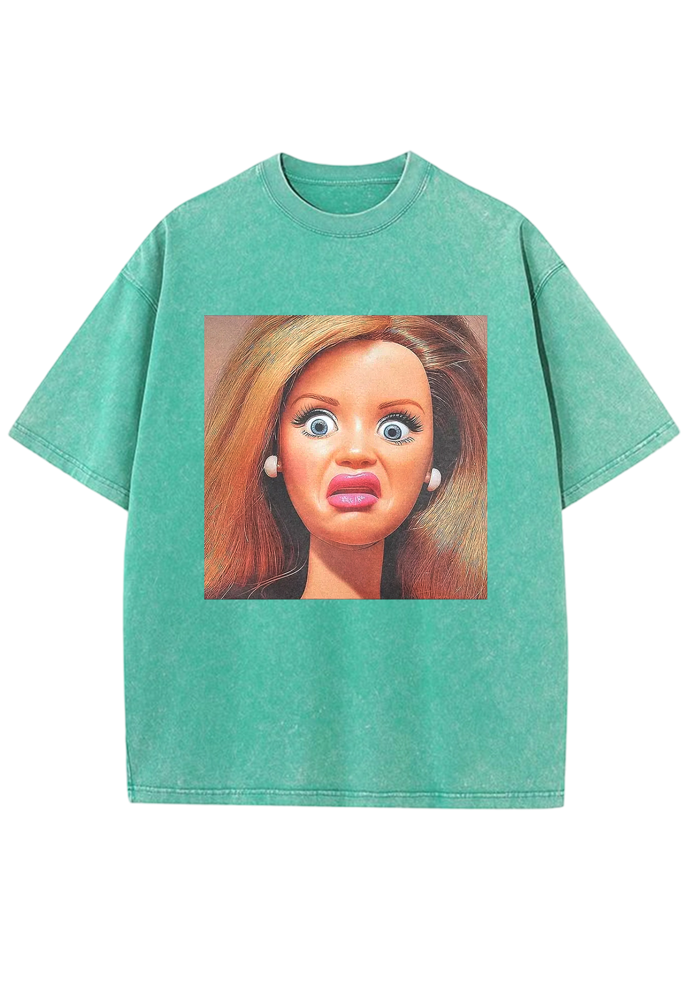 Big Eyes, Bigger Shock Y2K Washed Tee