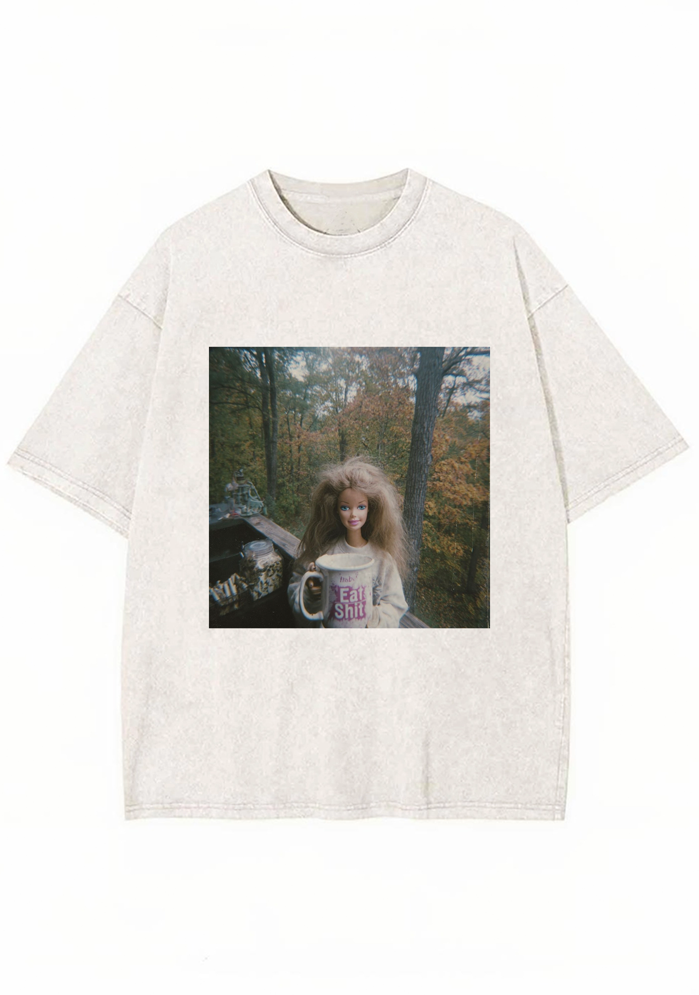 Rude Retro Barbie Forest Y2K Washed Tee