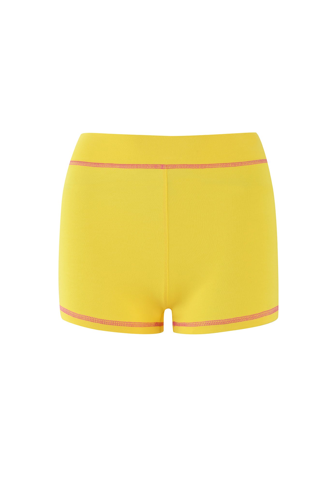 Women's Yellow Baddie Booty Shorts