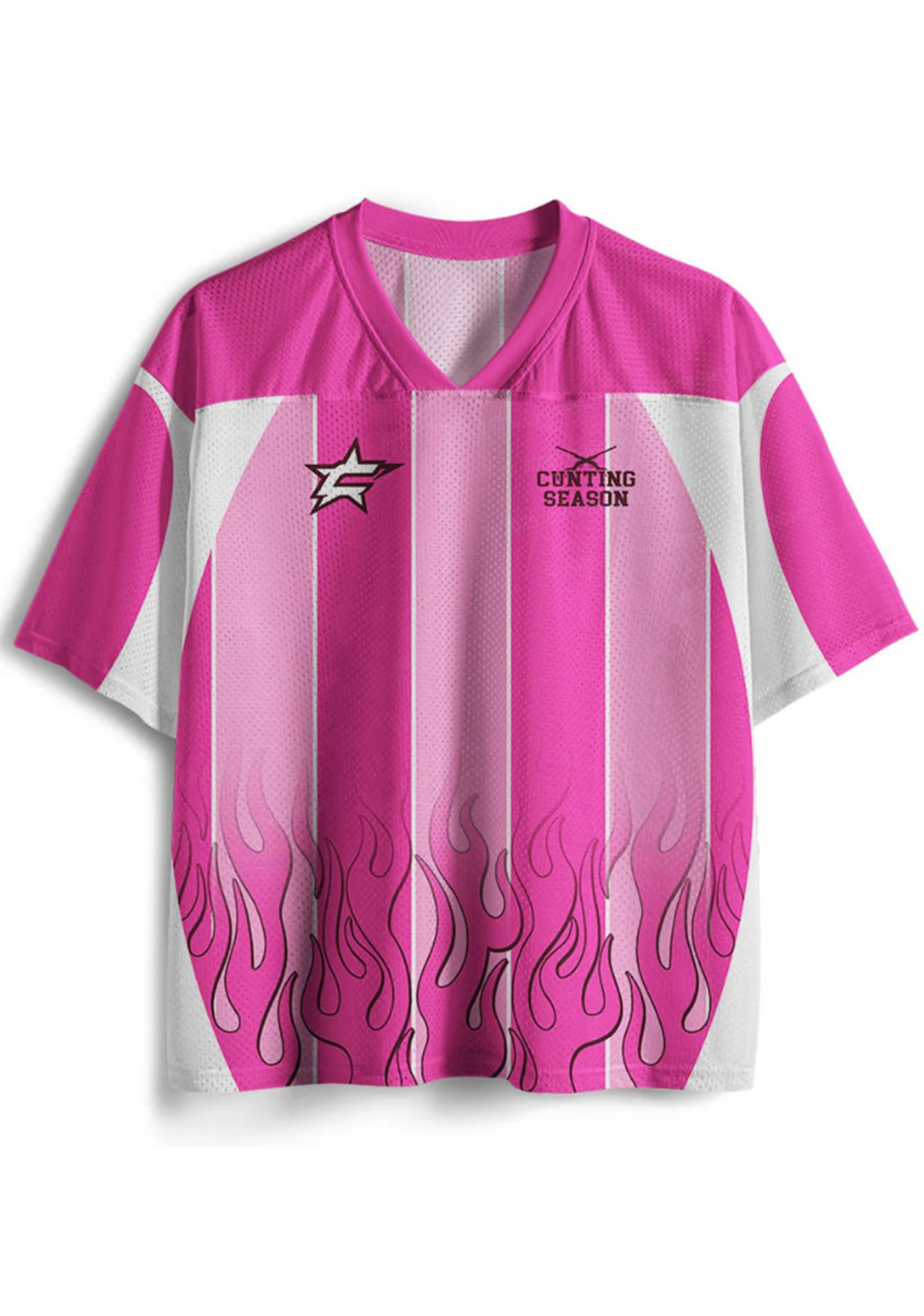 Cunting Season Y2K Crop Sport Jersey Shirts