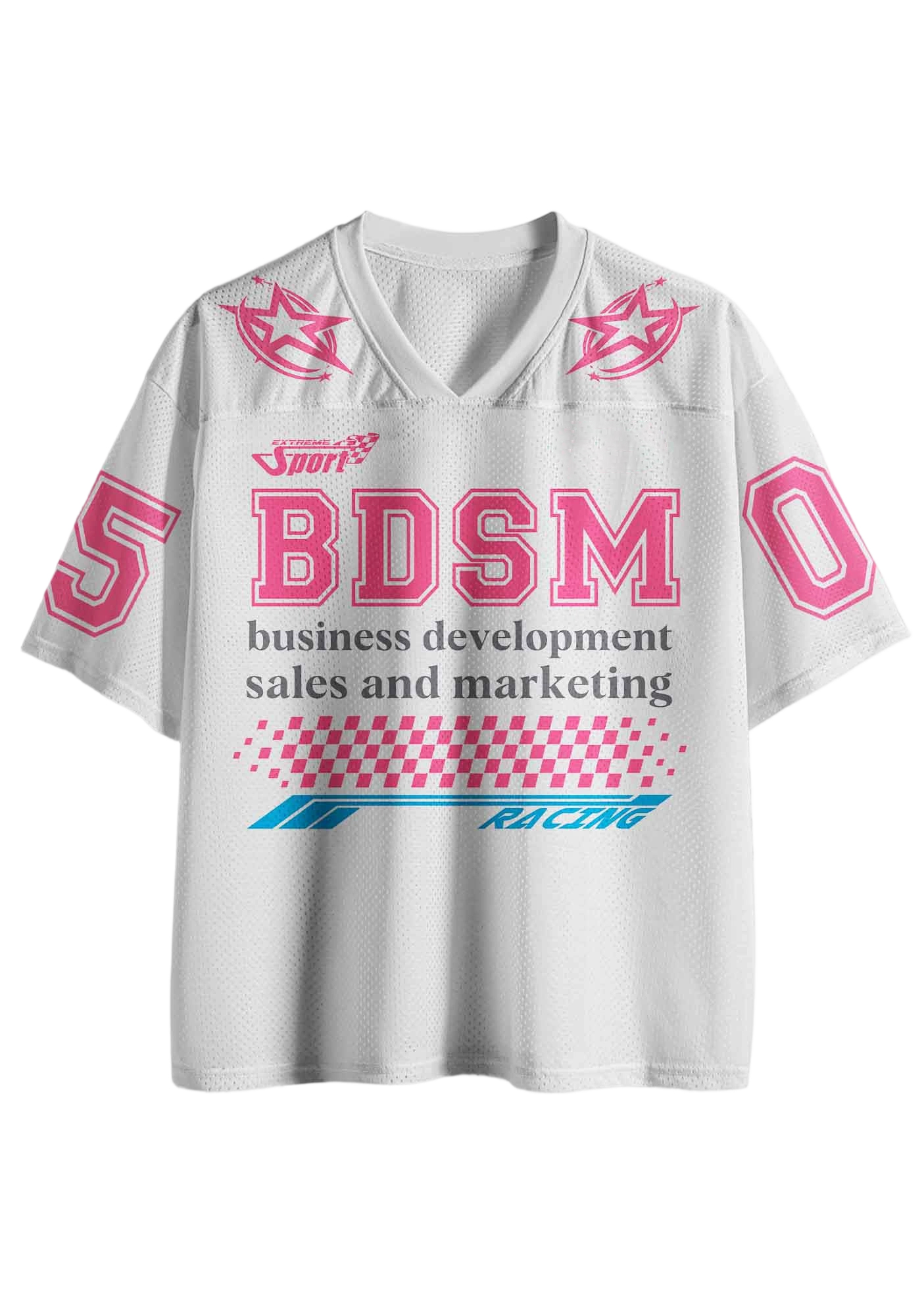 BDSM White Jersey Shirt