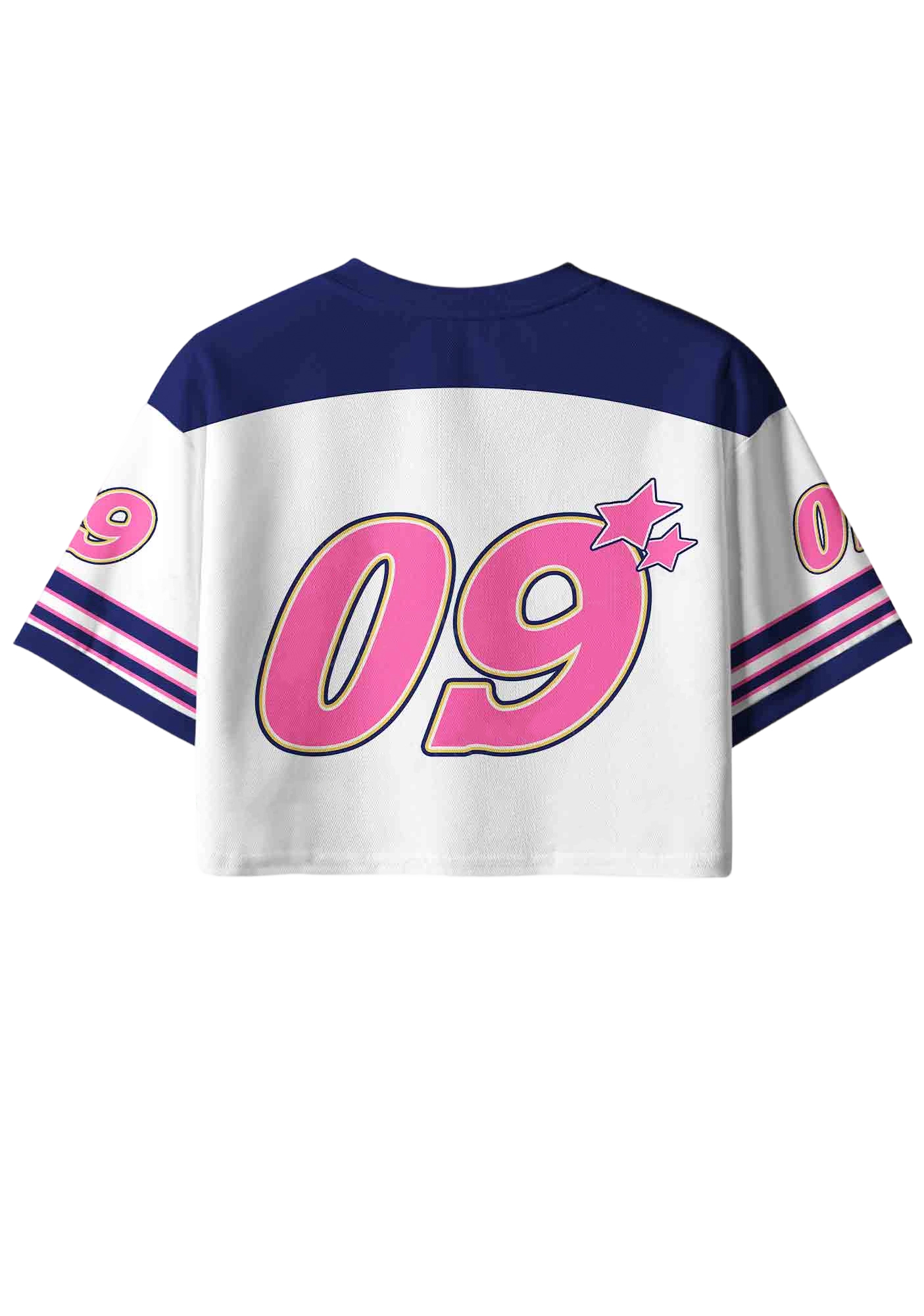 Feral Y2K Crop Sport Jersey Shirts