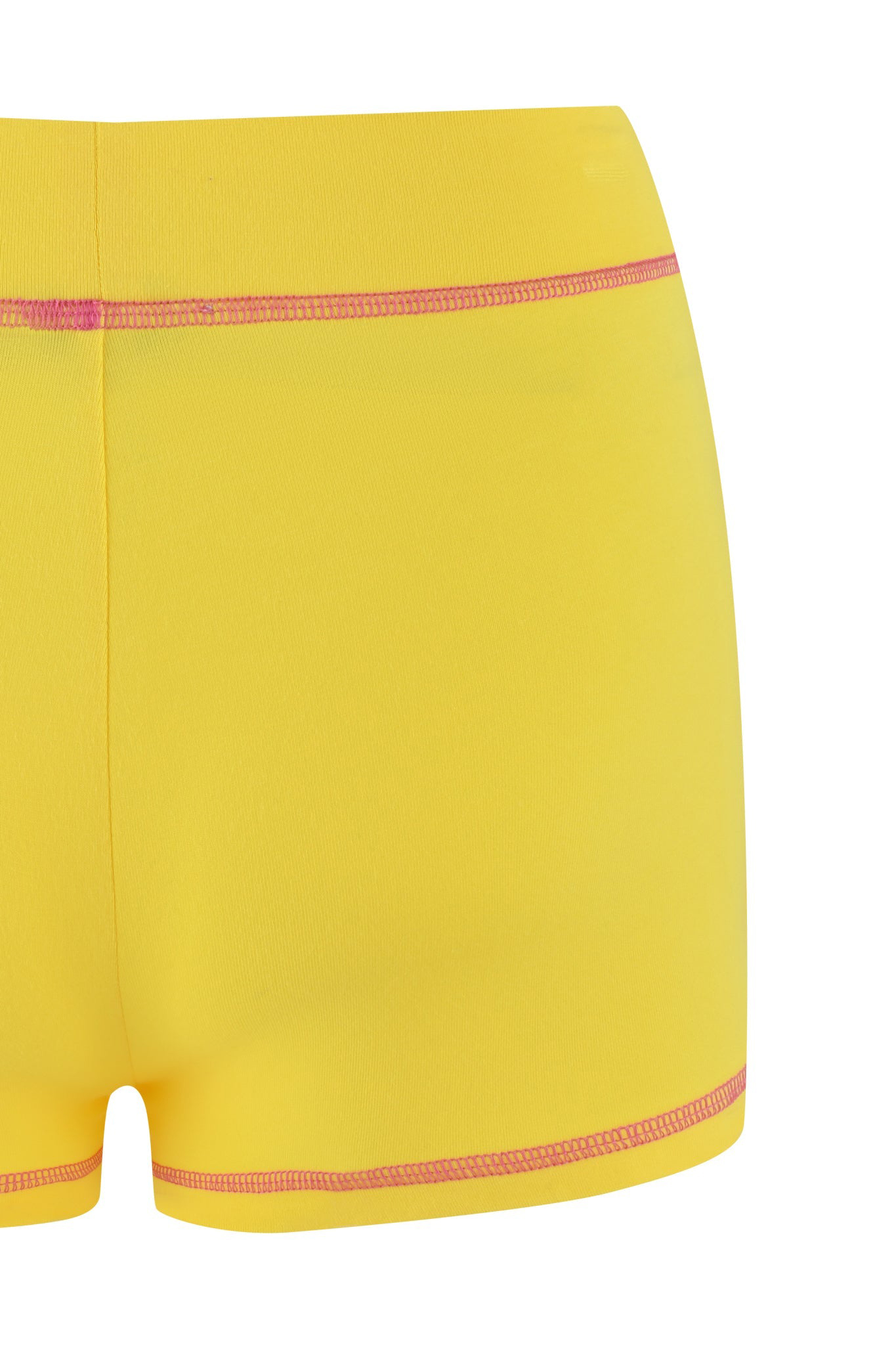 Women's Yellow Baddie Booty Shorts