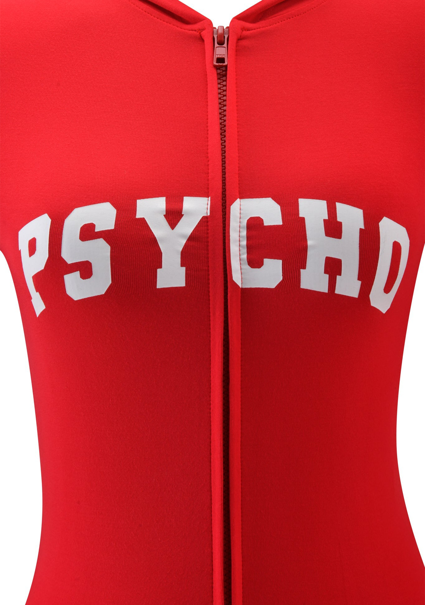 Psycho Baddie Style Slim Fit 2 Piece Y2K Zip Up Set