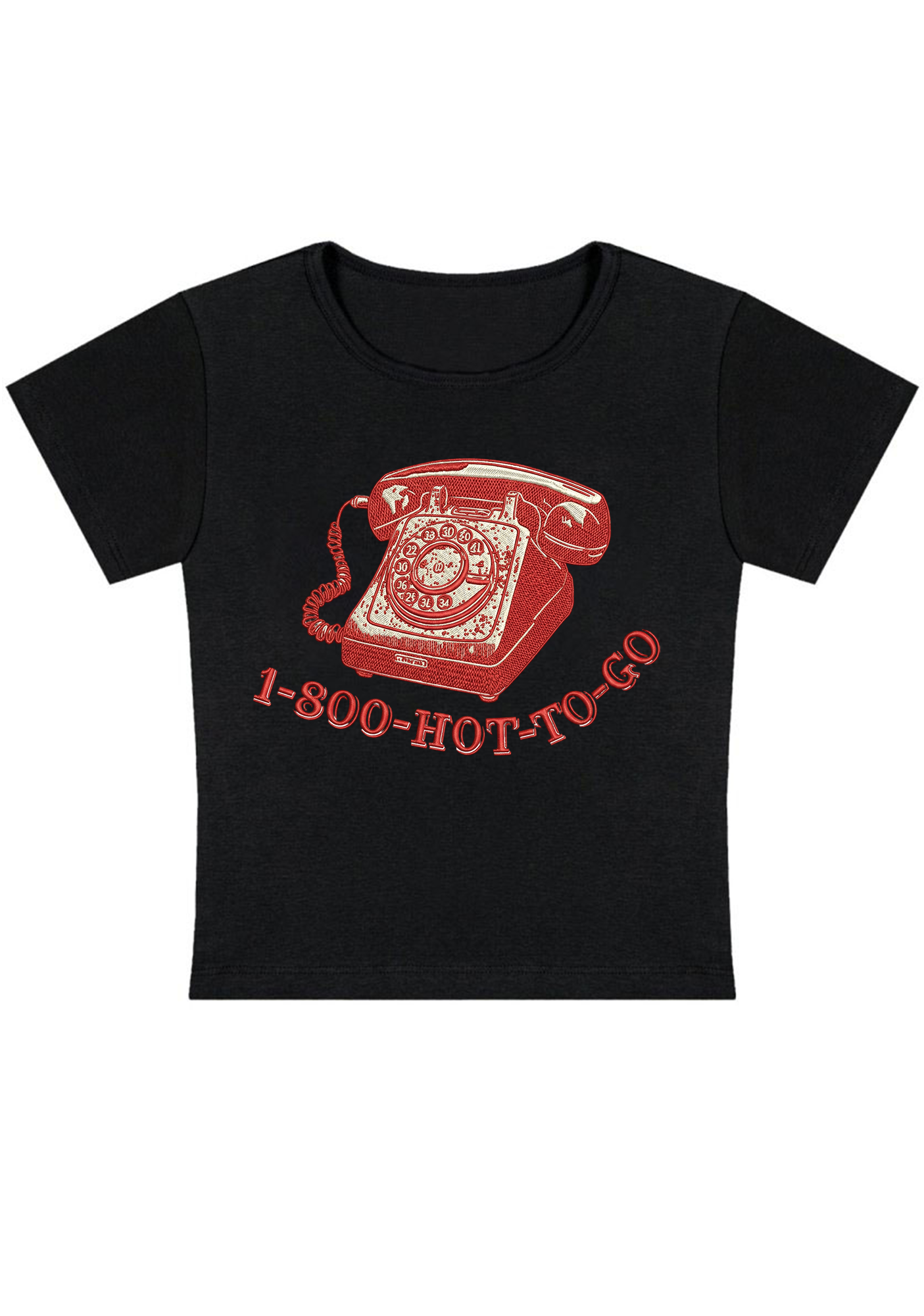 1-800-HOT-TO-GO Y2k Baby Tee