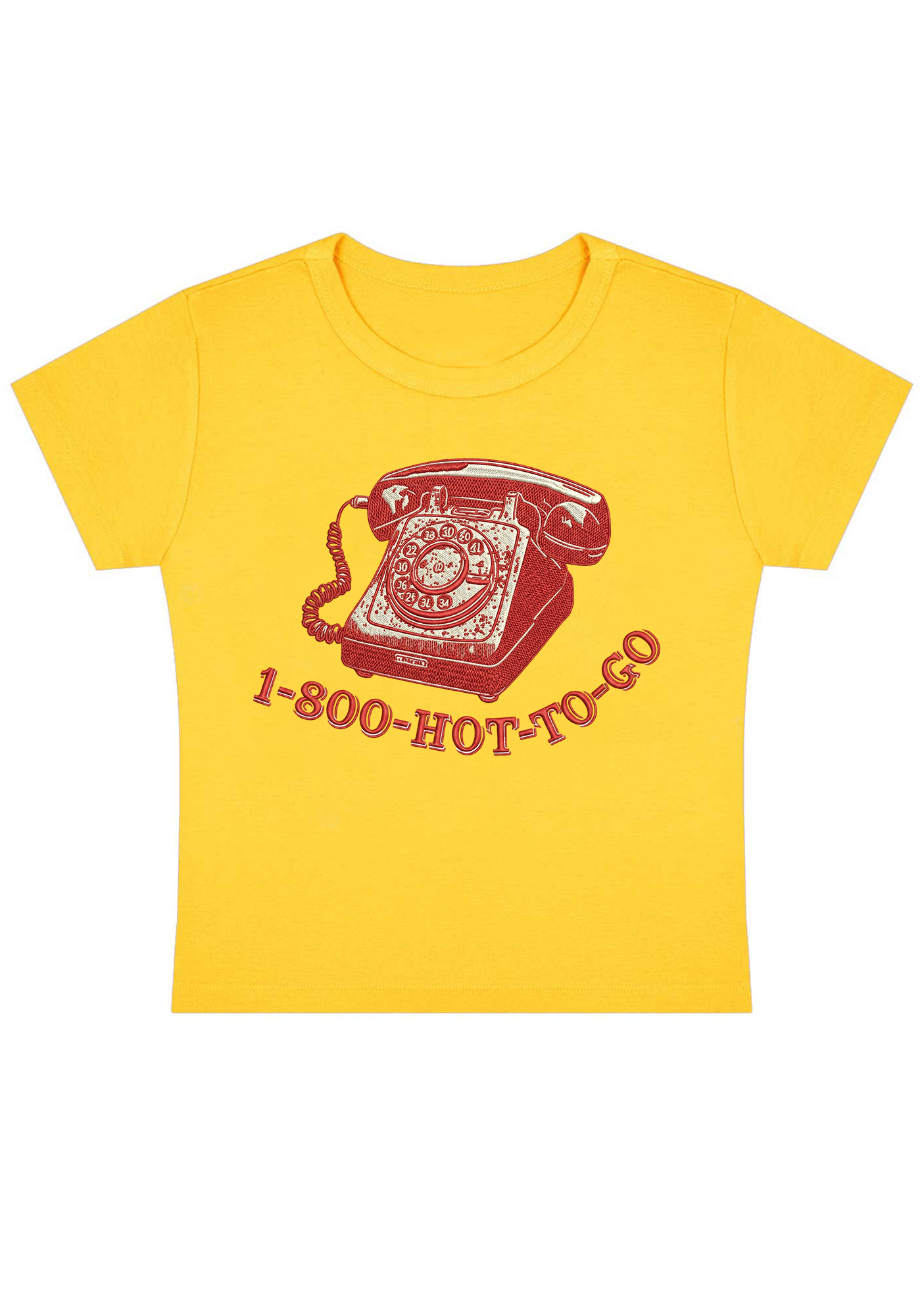 1-800-HOT-TO-GO Y2k Baby Tee